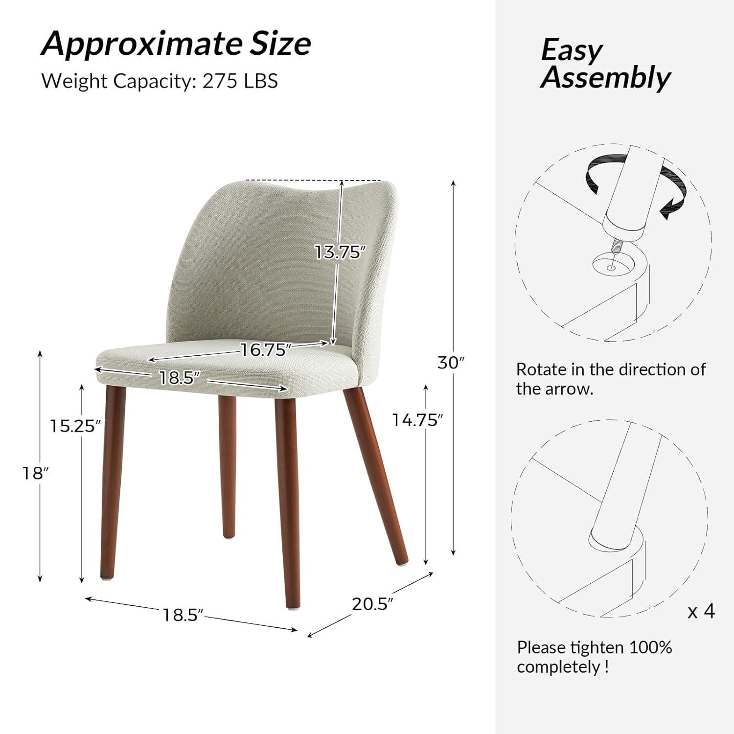 Kanalu Upholstered Back Dining Chair