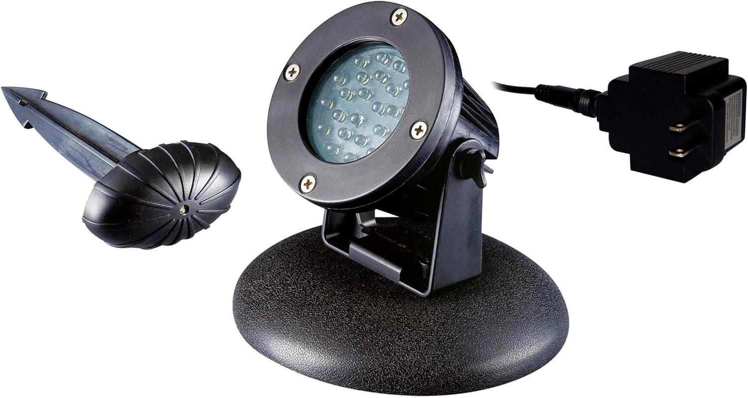 Compact Black LED Pathway Light with Transformer