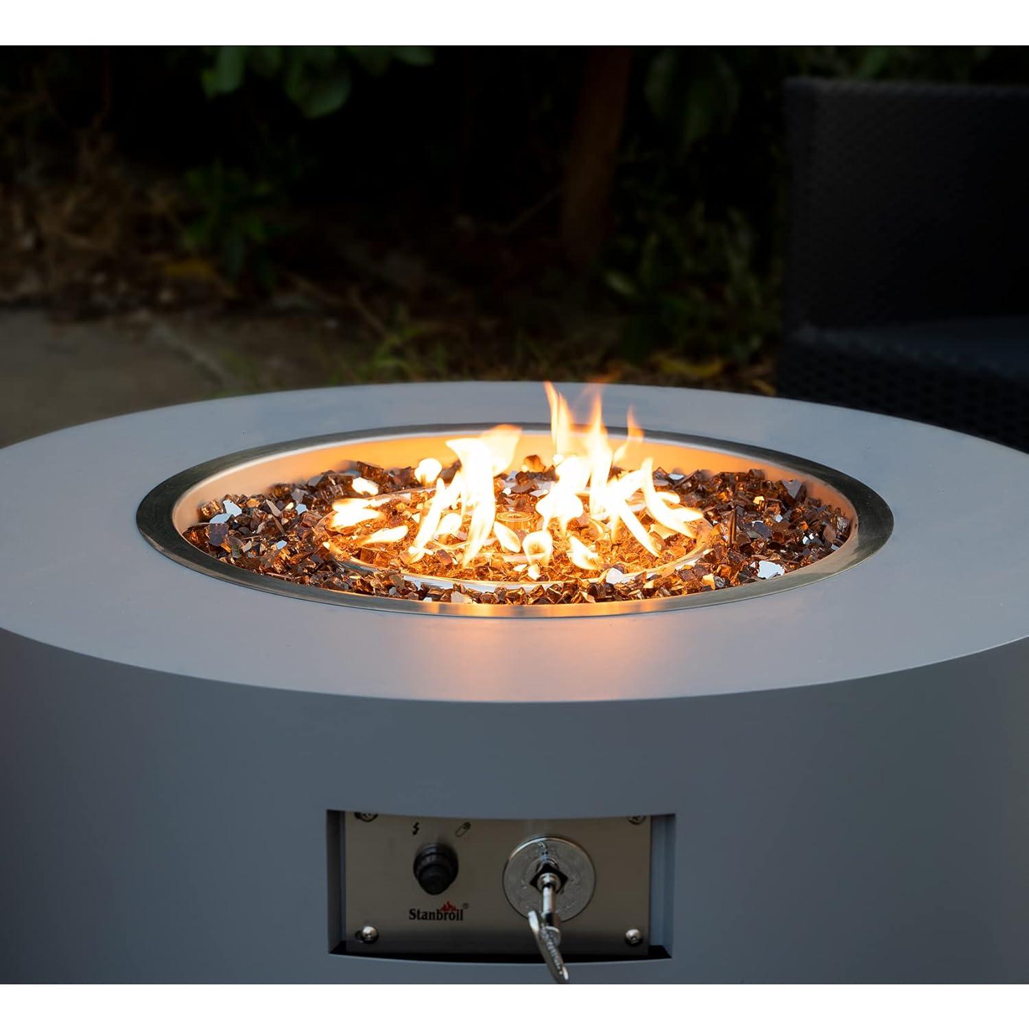 American Fireglass 1/2" Fire Pit Glass