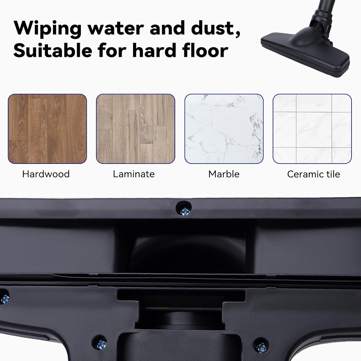 1.25'' Vacuum Turbo Brush Head for Small Shop Vac Accessories- Pet Hair Removal Vacuum Attachment - Work on Low Carpet, Wood Floor, Tile Floor