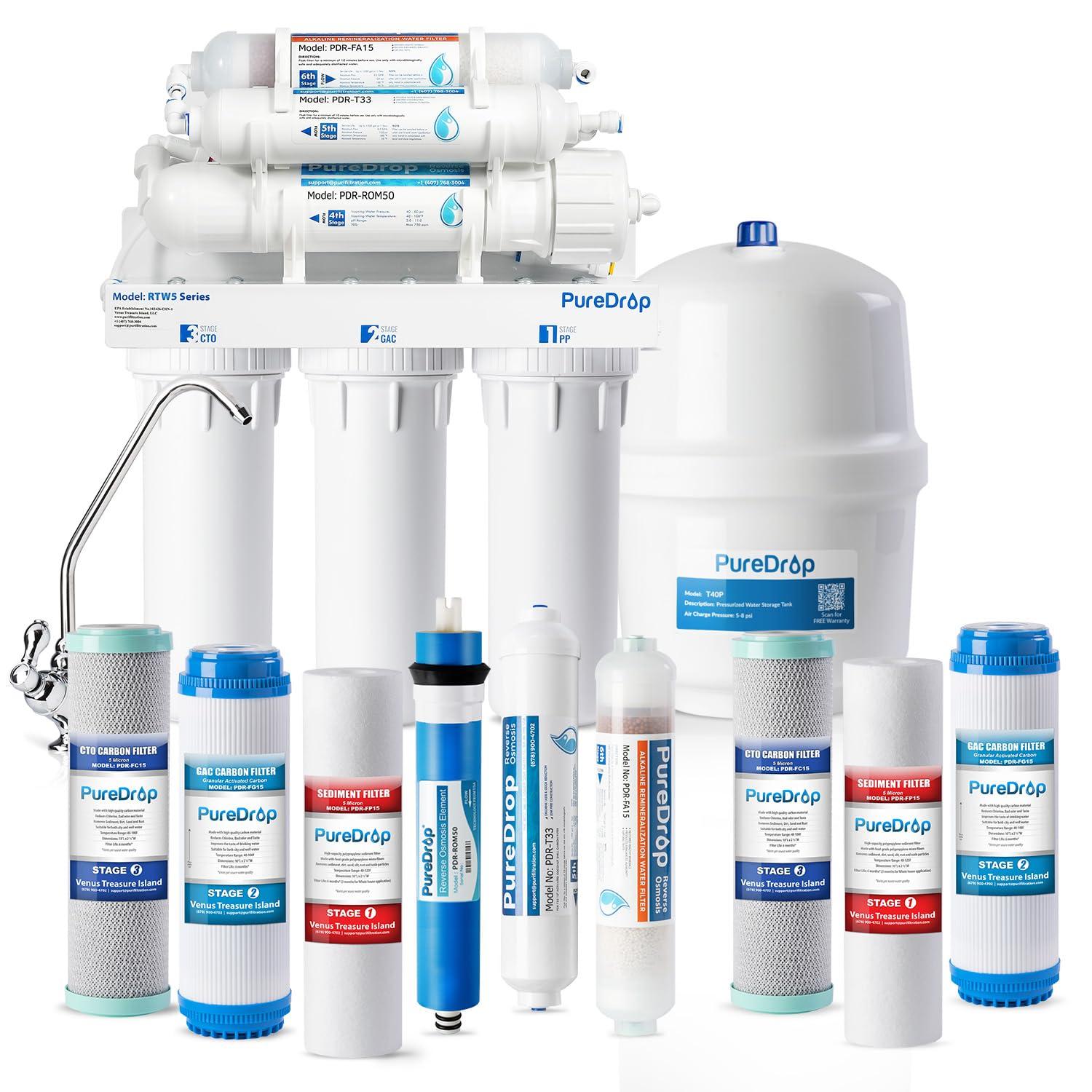 Reverse Osmosis Alkaline Water Filtration System