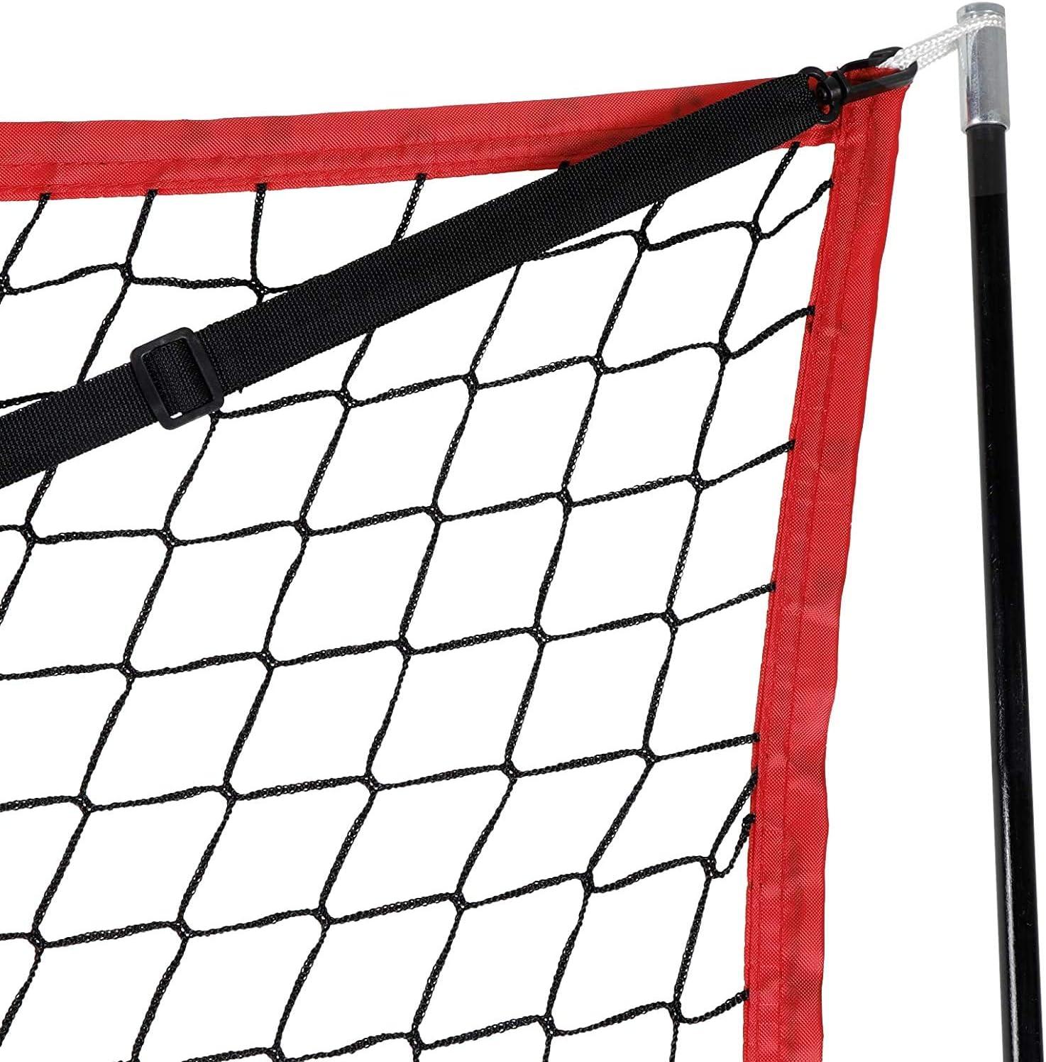 Zeny 7' x 7' Baseball Softball Practice Net Hitting Pitching Training Net w/Strike Zone,Bow Frame & Carry Bag