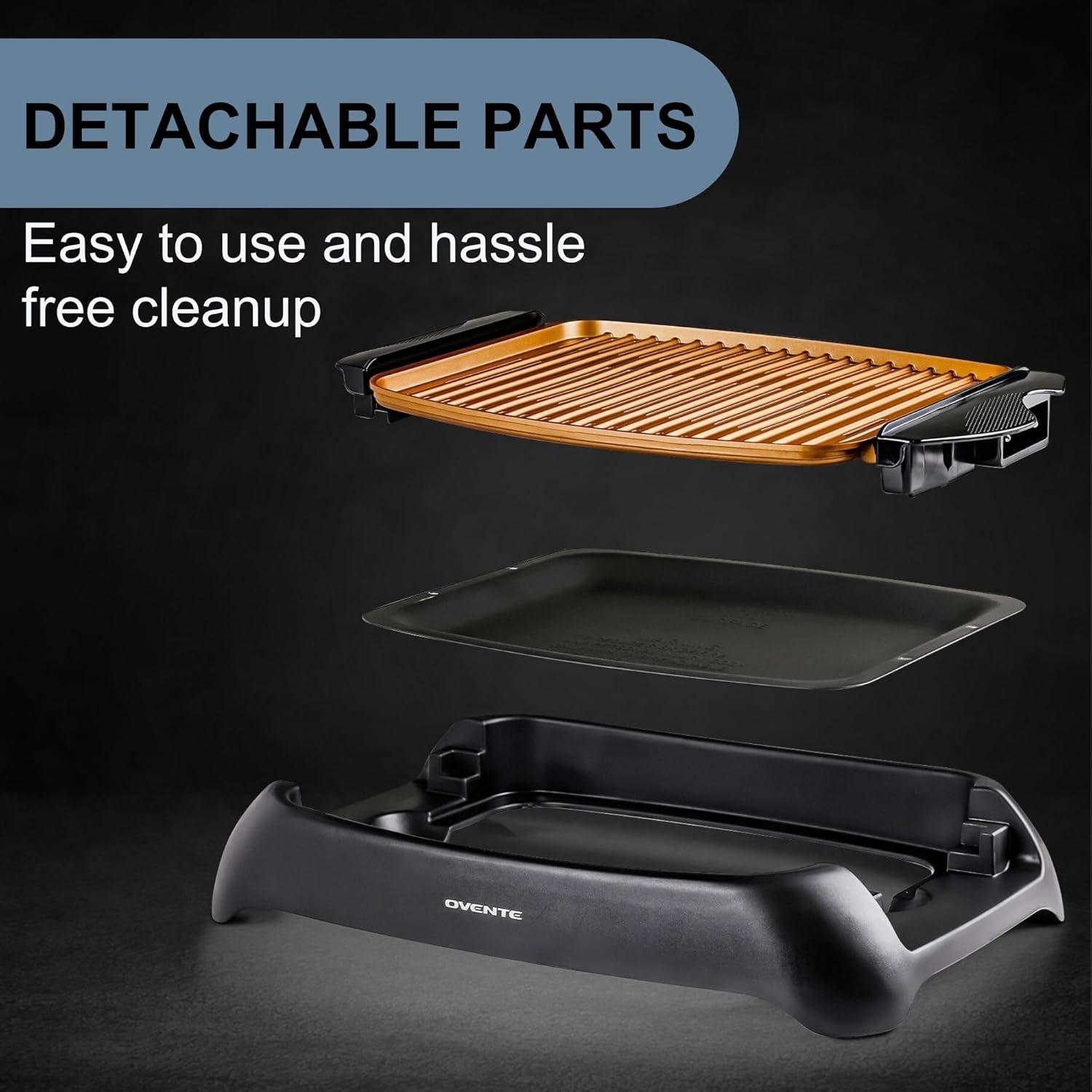 Ovente OVENTE Non-Stick Electric Grill
