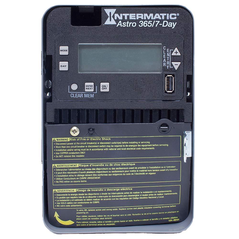 Intermatic Electronic Timer,Astro 7/365 Days,20A ET2815C