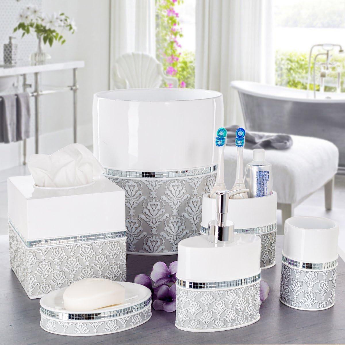 Creative Scents Mirror Damask 6 Piece Set
