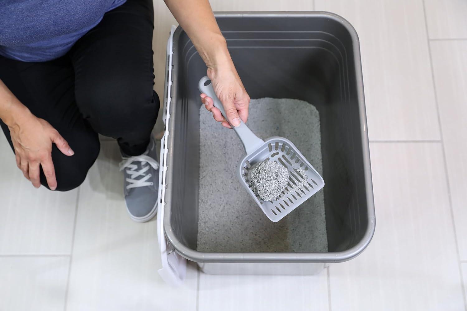 Plastic Enclosed Litter Box