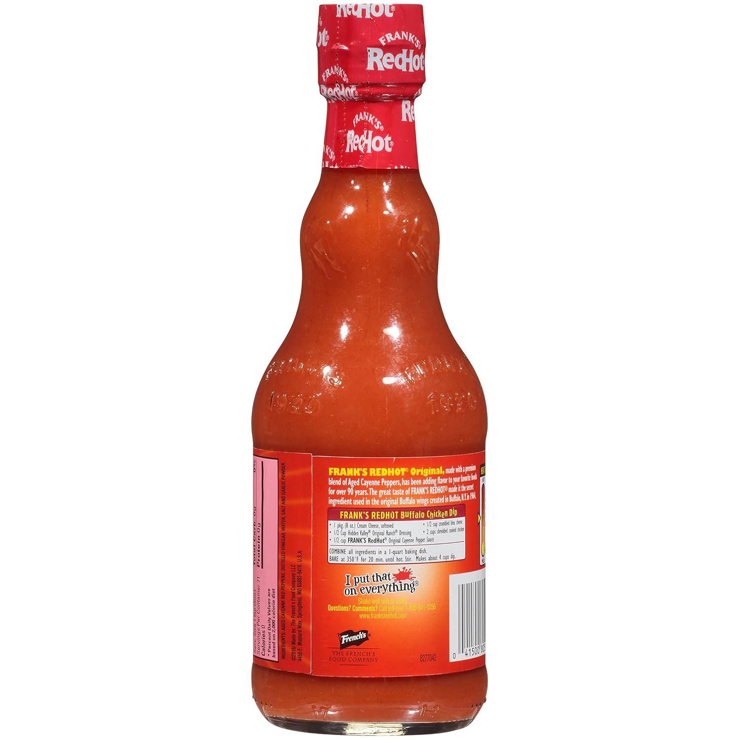 Frank's RedHot Original Cayenne Pepper Hot Sauce  - 12 oz