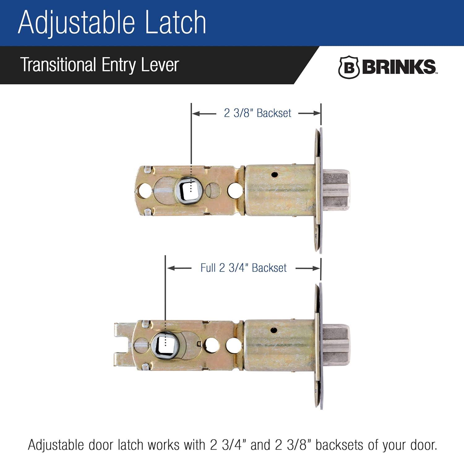 Brinks Raleigh Transitional Keyed Entry Wave Lever