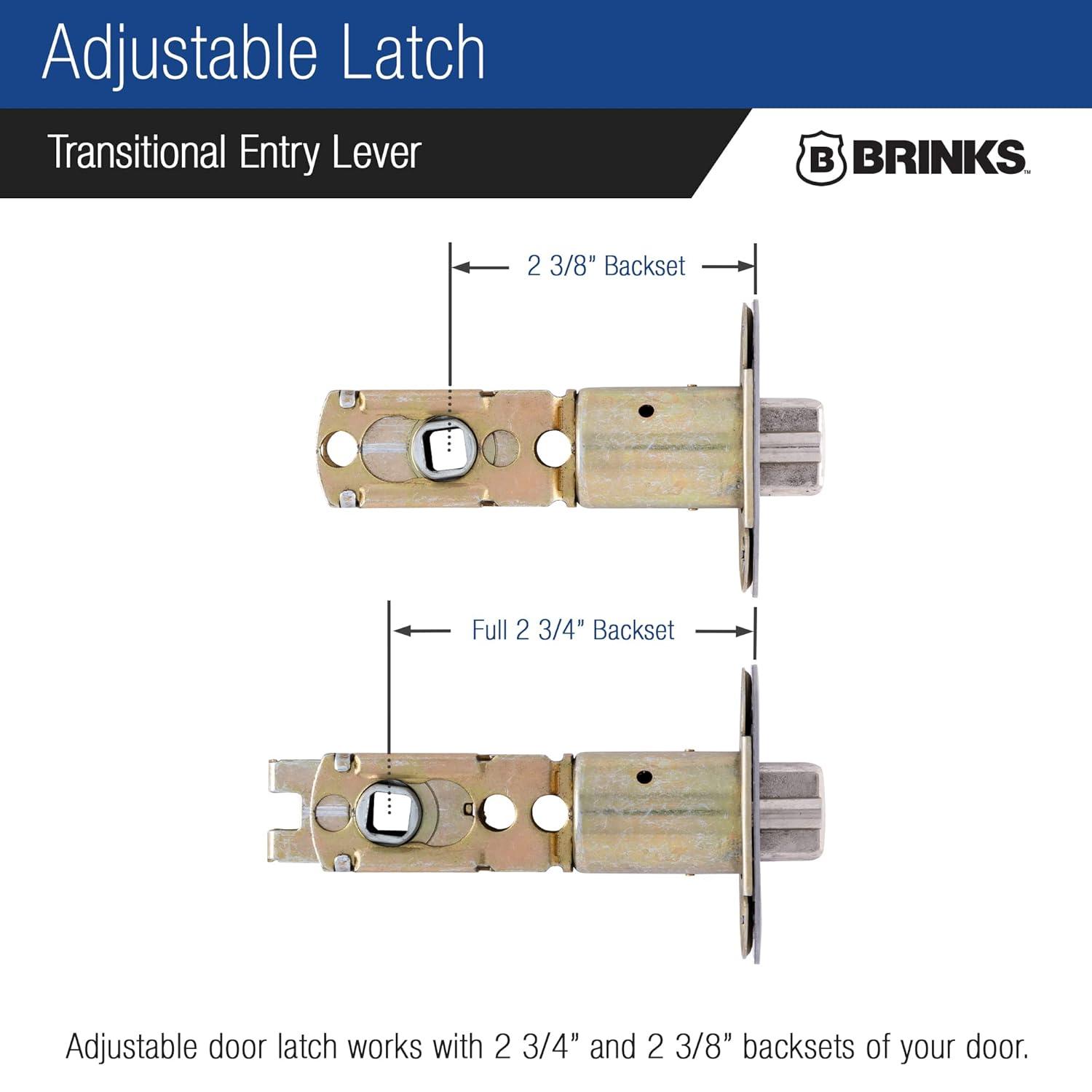 Brinks Raleigh Transitional Keyed Entry Wave Lever