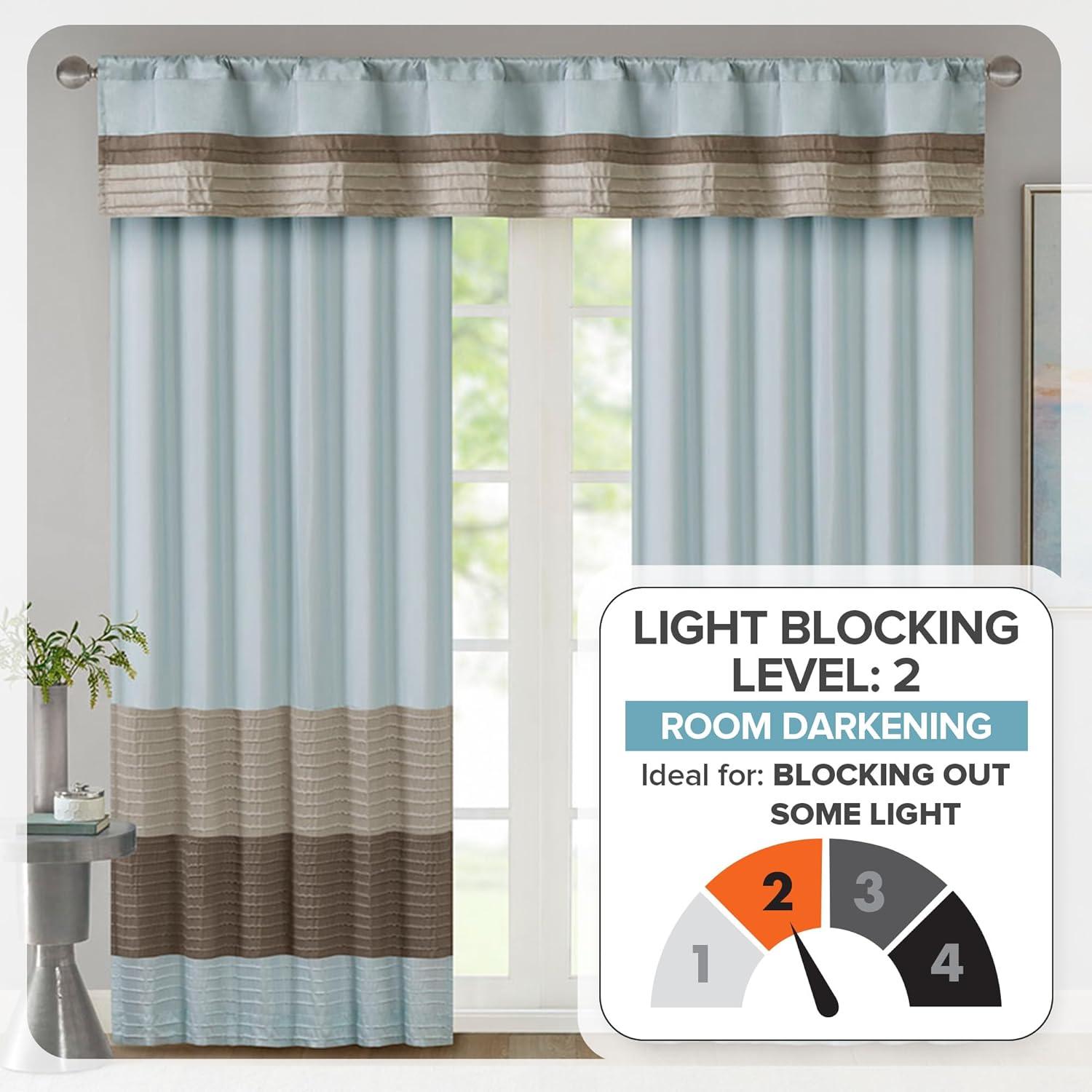 Amherst Polyoni Pintuck Curtain Panel