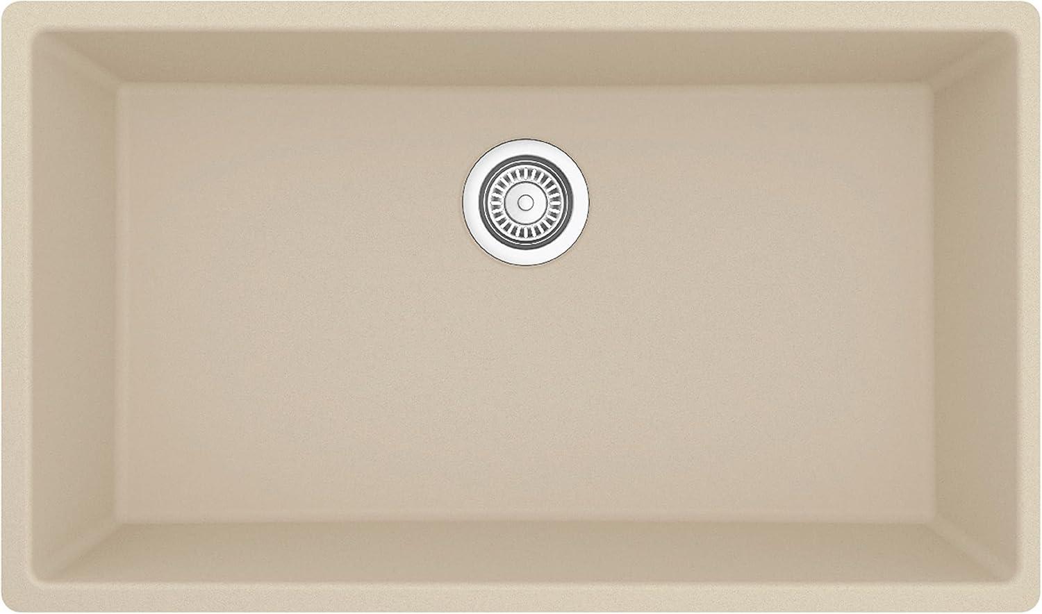 Karran Quartz 32-1/4'' X 19-1/4'' Large Single Bowl Undermount Kitchen Sink