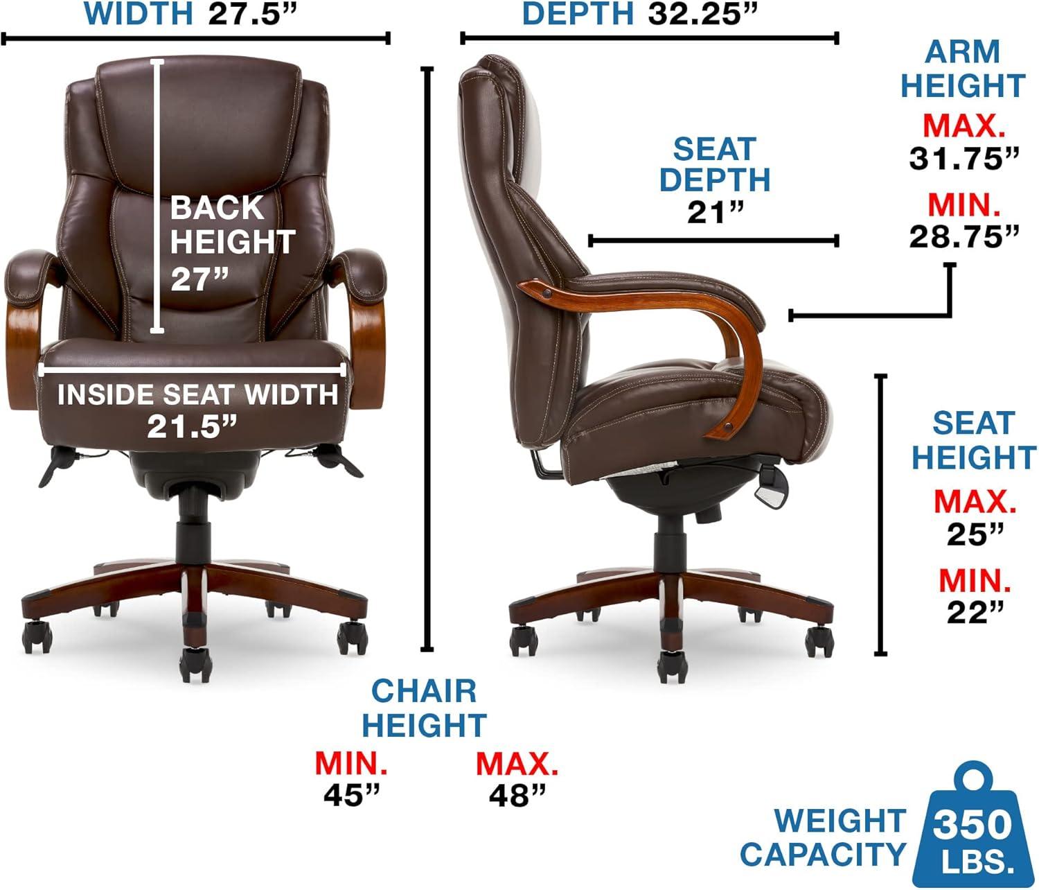 La-Z-Boy Delano Big & Tall Executive Office Chair with Lumbar Support