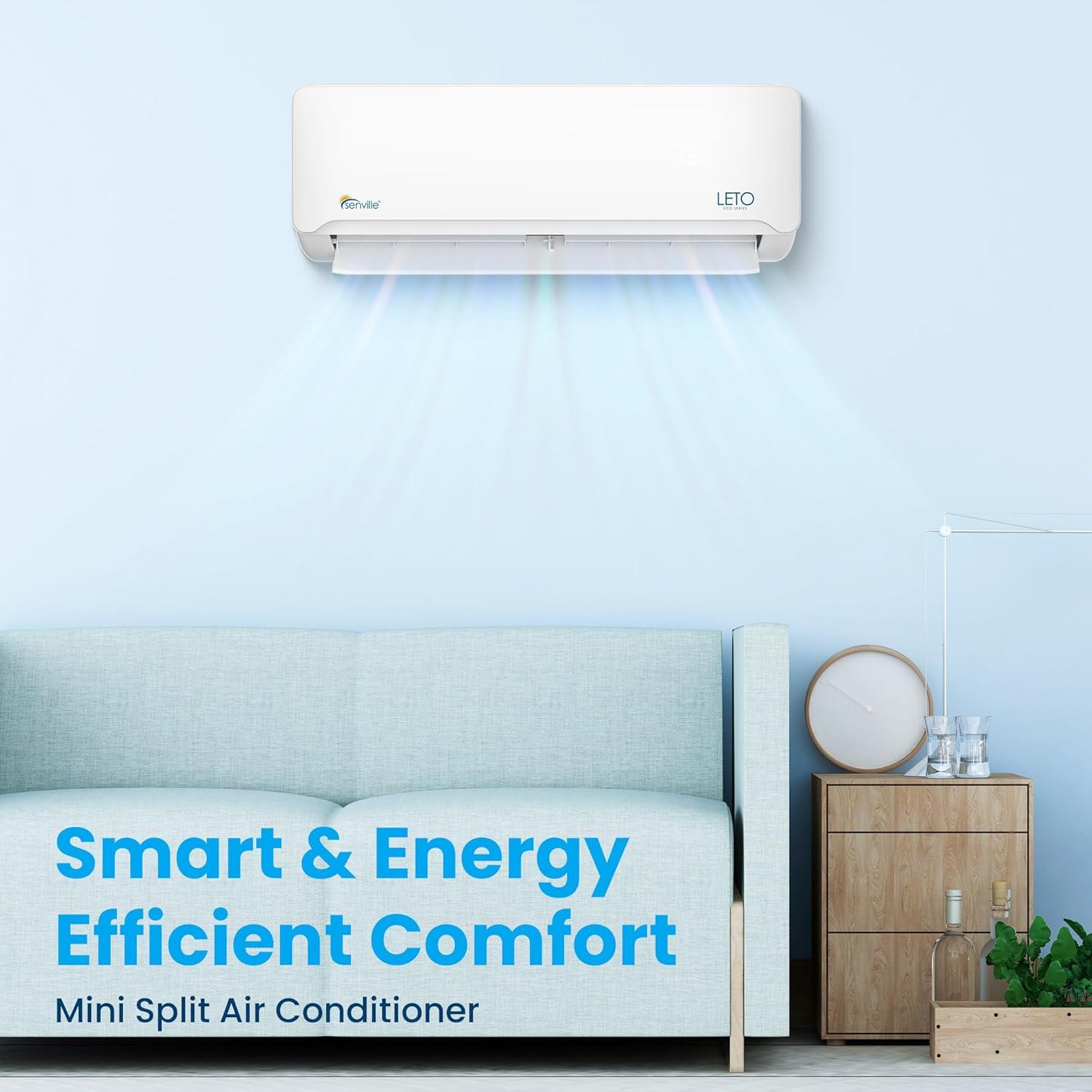 Senville 30000 Btu Mini Split Air Conditioner - Heat Pump - Senl/30cd