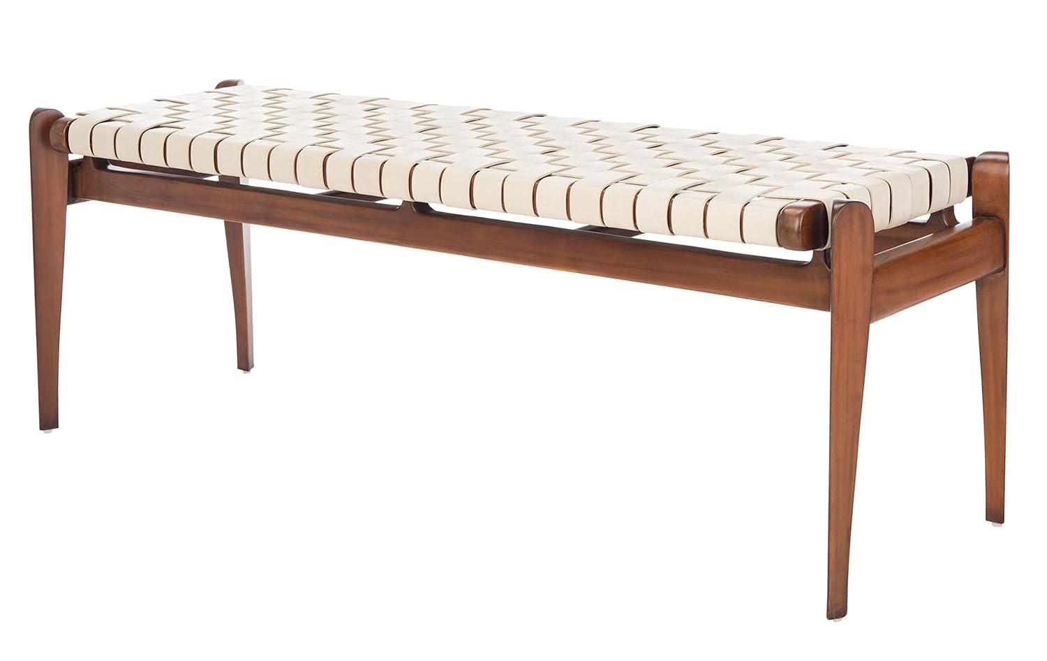 Kenan Genuine Leather Bench