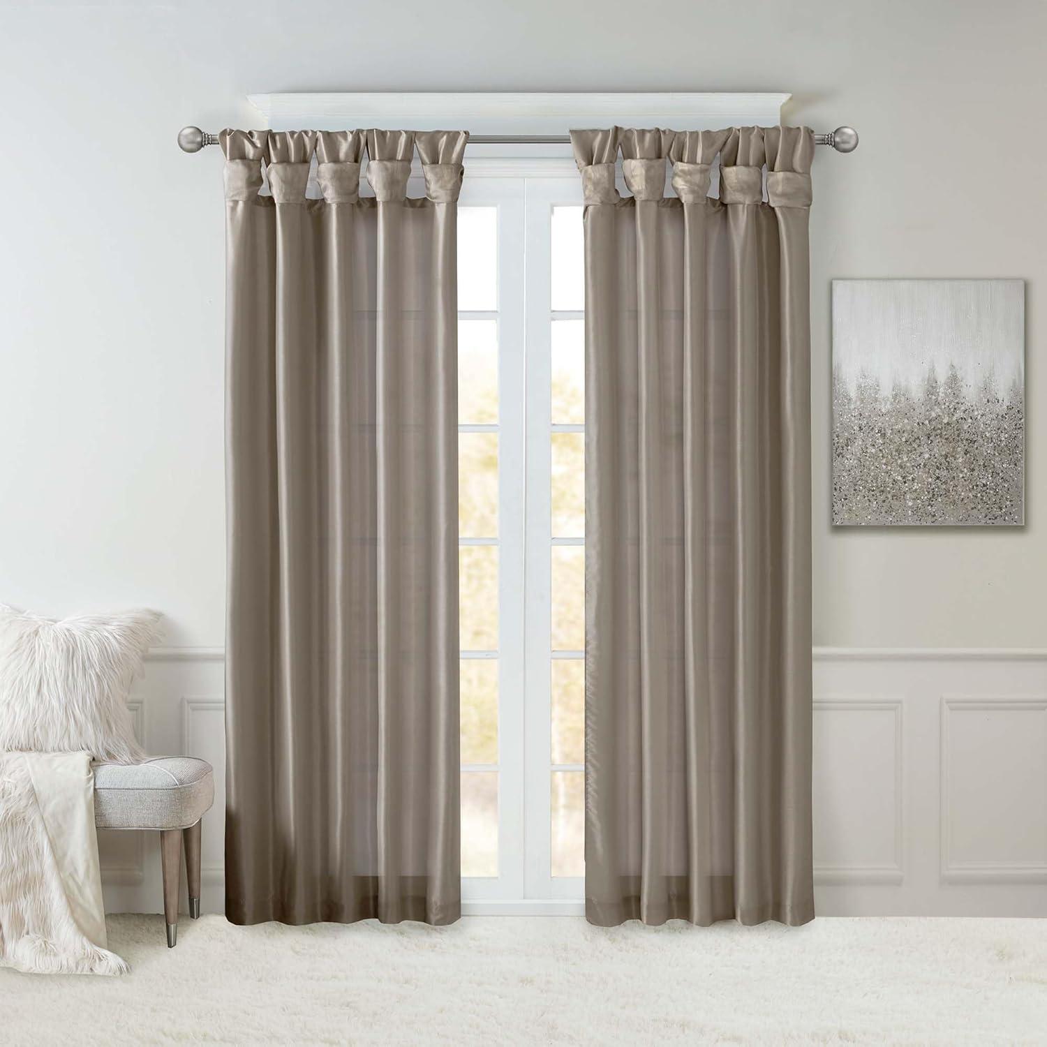 Madison Park Rivau Light-Filtering Single Curtain Panel