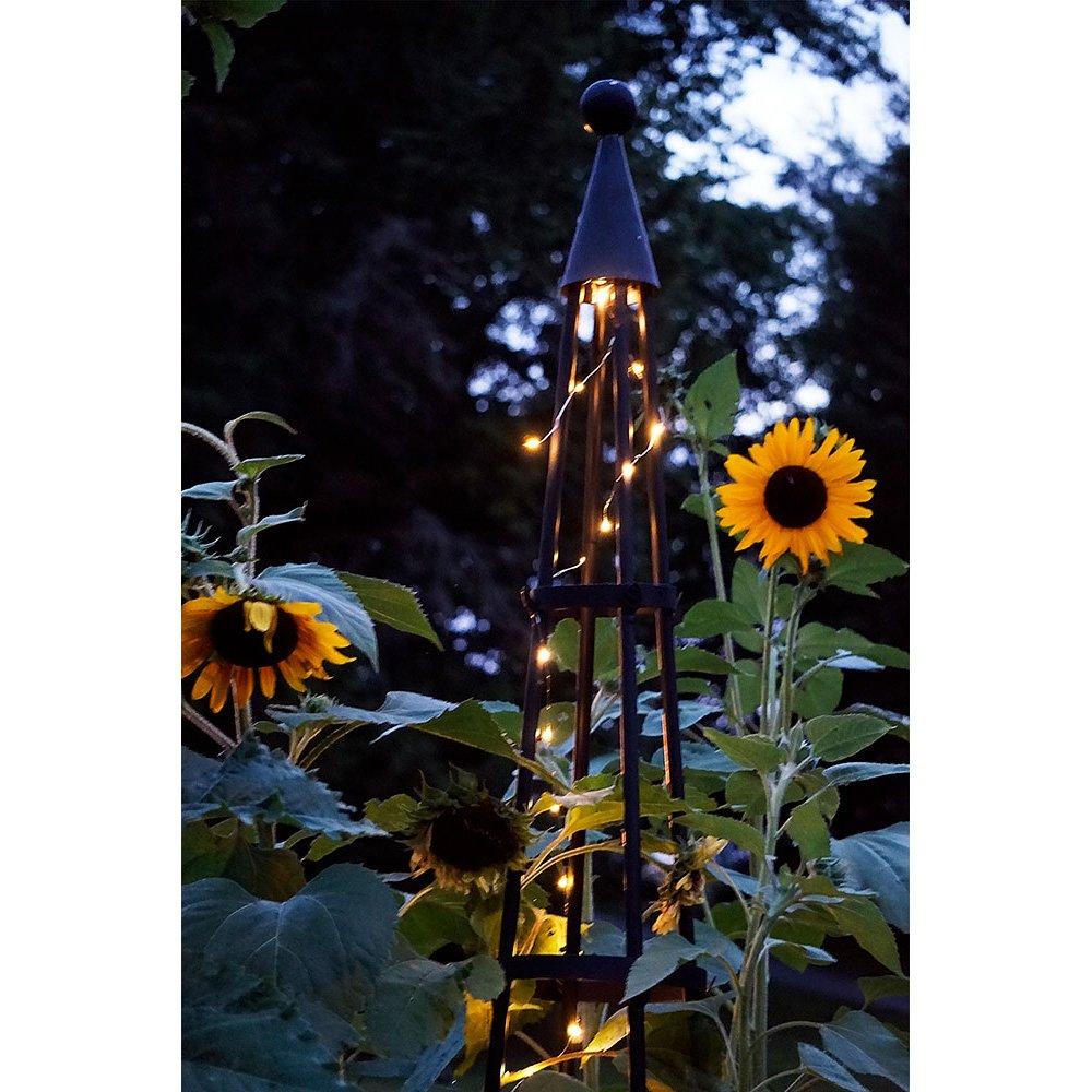 Latitude Run® Alarcon-Chacon 84'' H x 13'' W Iron Obelisk Trellis