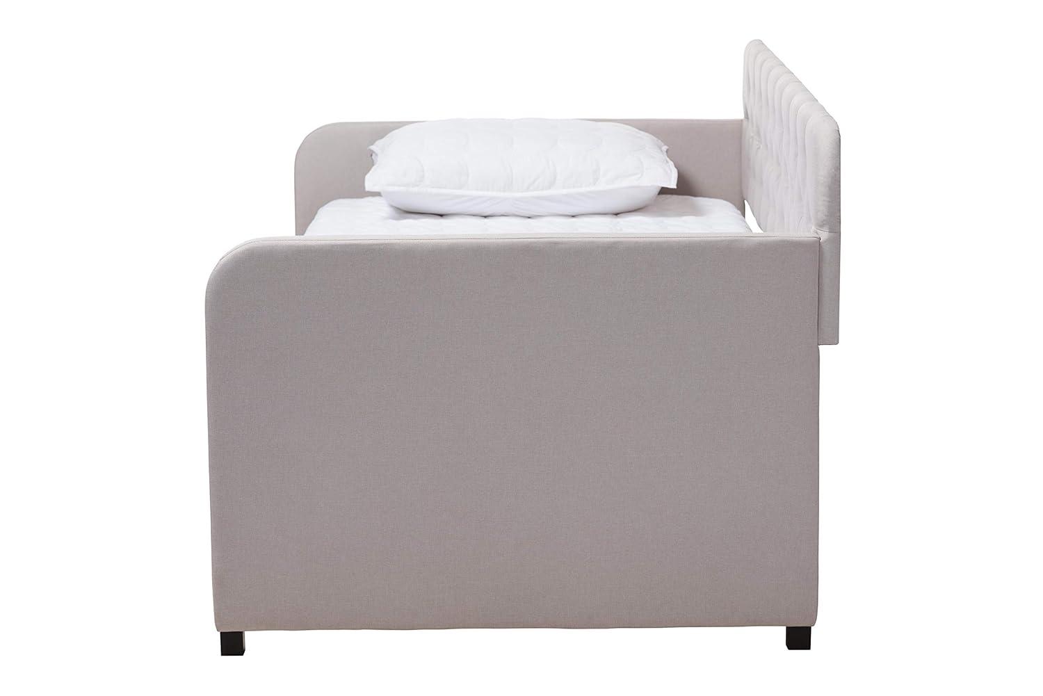 Baxton Studio Daybeds Twin Beige