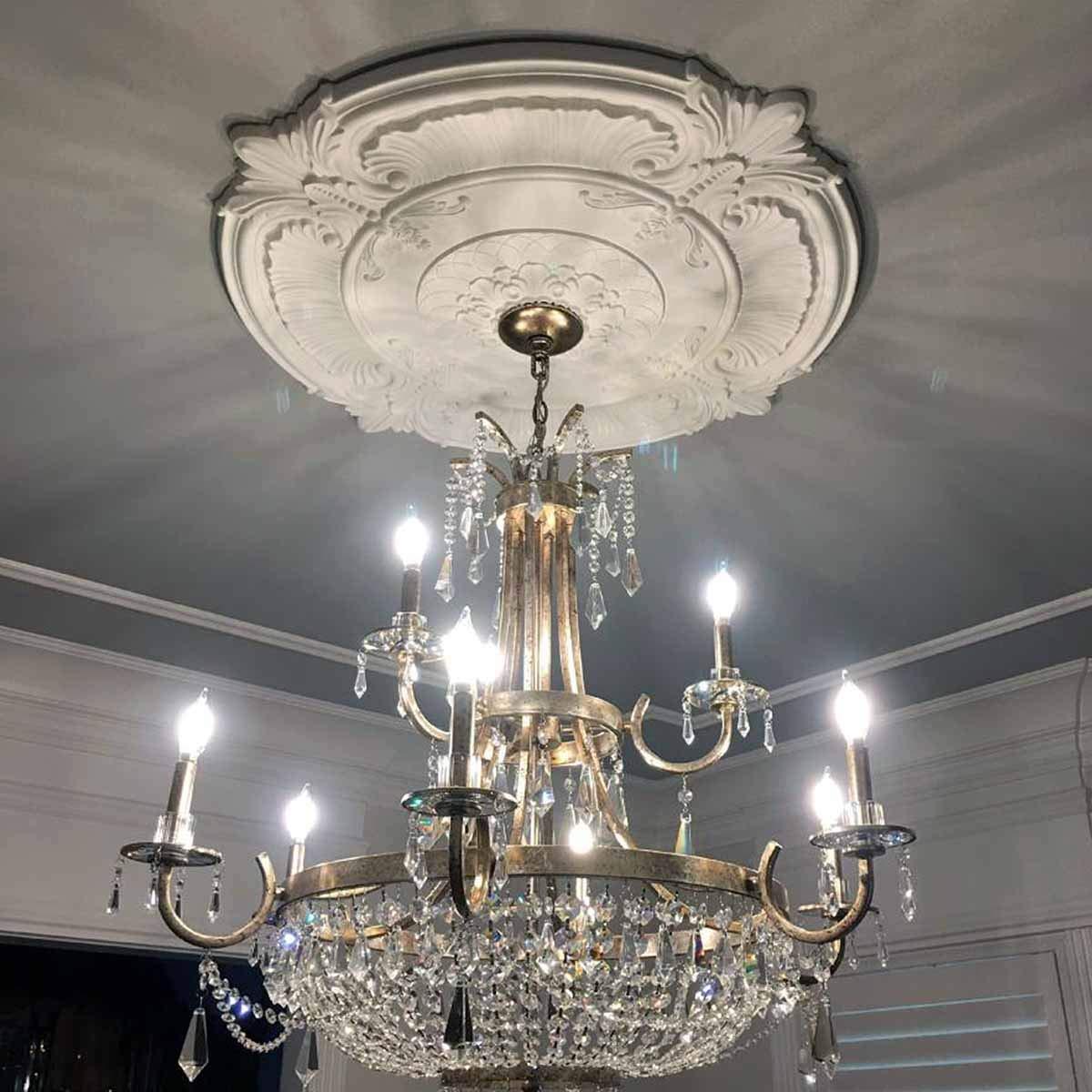 Bradford 12.5"H x 12.5"W x 0.75"D Ceiling Medallion