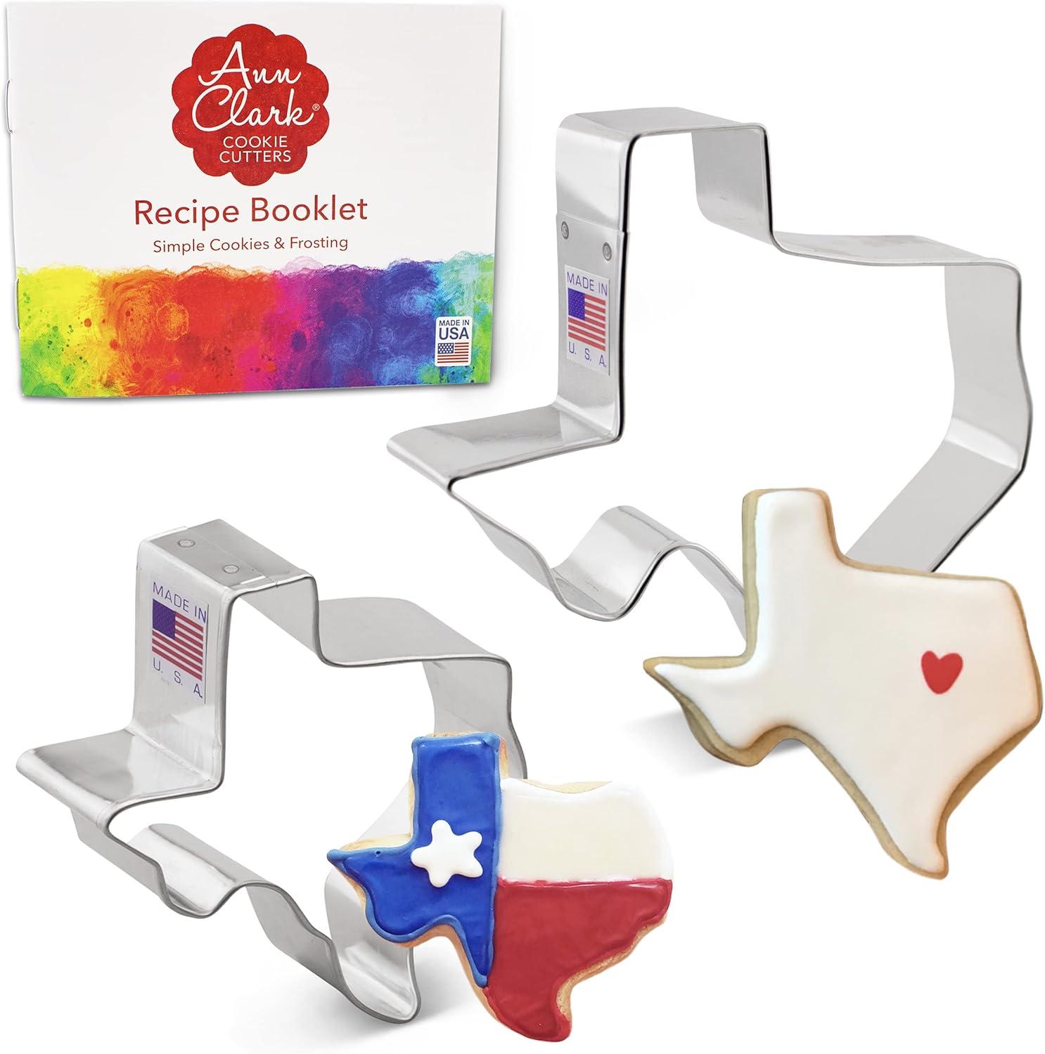 Ann Clark Texas State Metal Cookie Cutter Set