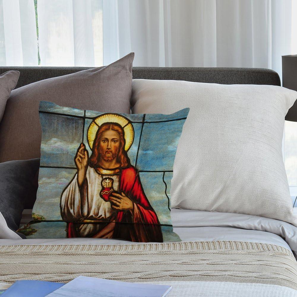 HGOD DESIGNS Polka Dots Decorative Throw Pillow Cover Case,Brush Strokes Dots Cotton Linen Outdoor Pillow Cases Square Standard Cushion Covers for Sofa Couch Bed Car 18x18 inch Black