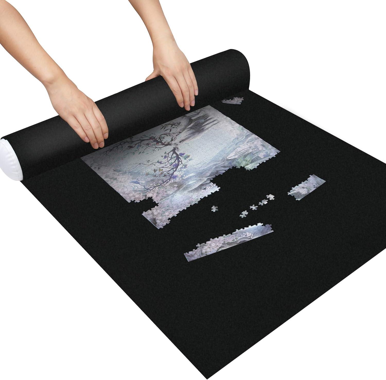 Lavievert Giant Felt Mat for Puzzle Storage Puzzle Saver, Jigsaw Puzzle Roll Mat for up to 3000-piece Puzzles