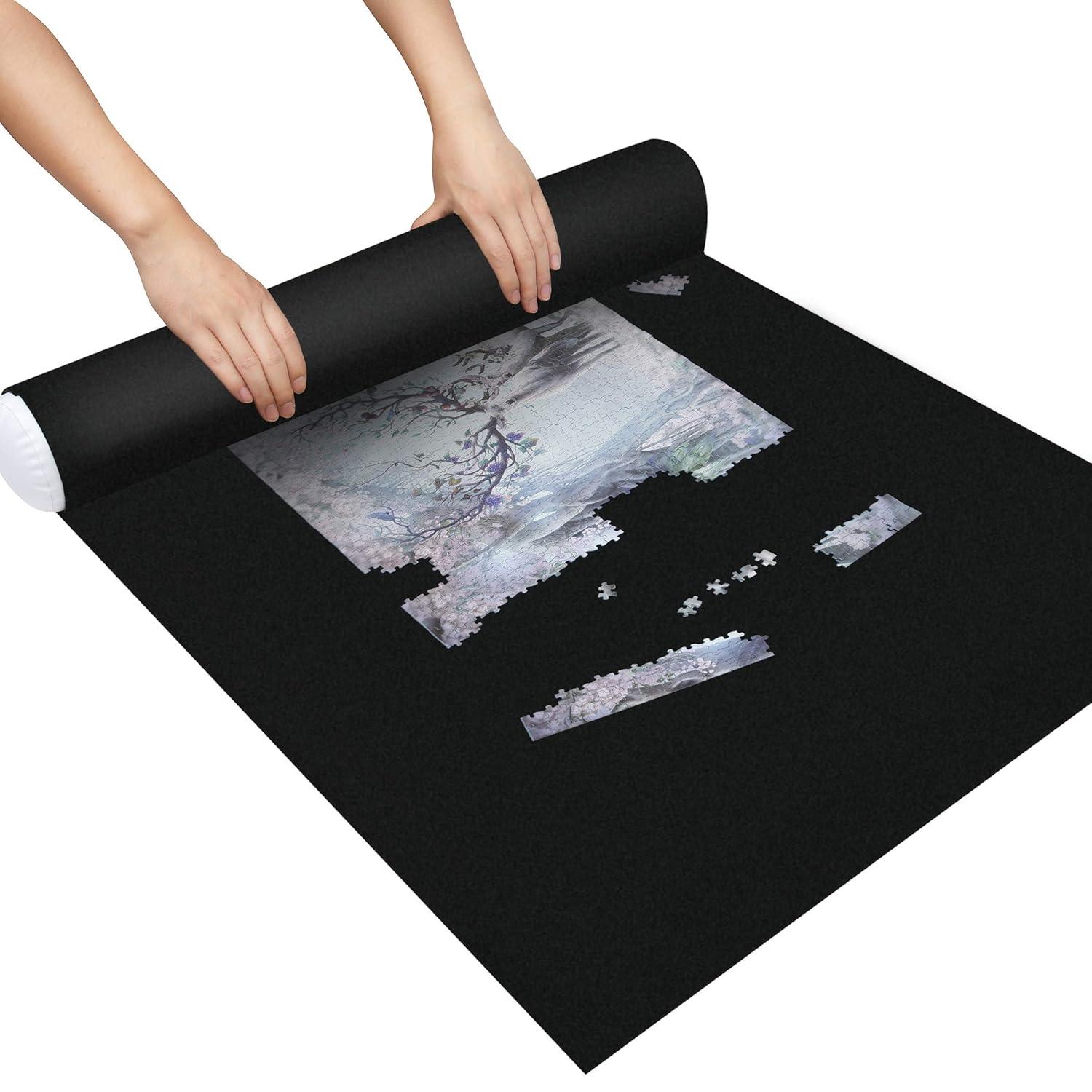 Lavievert Giant Felt Mat for Puzzle Storage Puzzle Saver, Jigsaw Puzzle Roll Mat for up to 3000-piece Puzzles