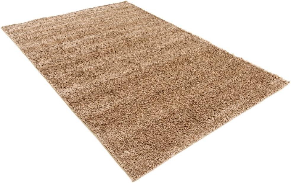 Unique Loom 5' 0 x 7' 7 Solo Calabasas Light Brown Area Rug