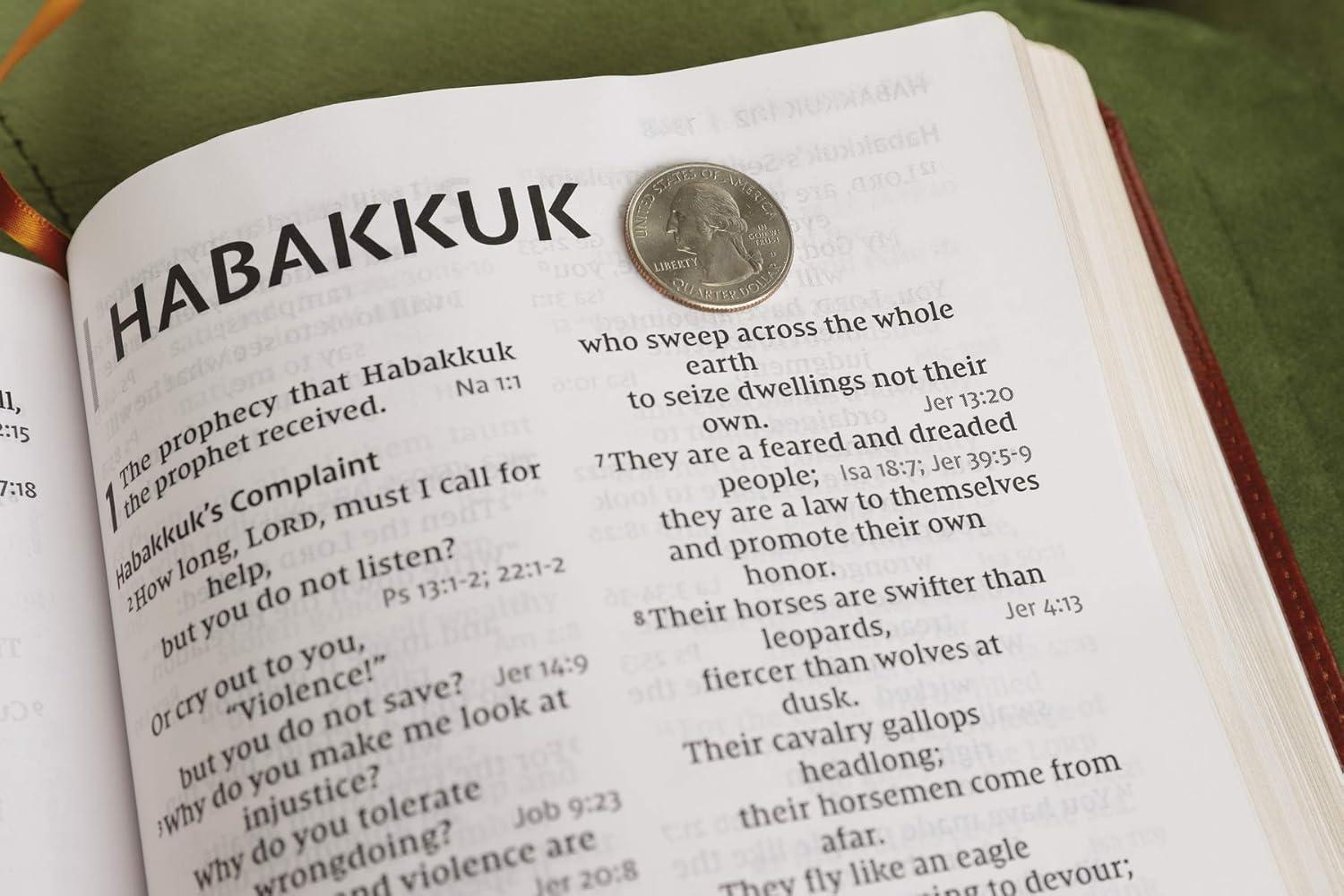 NIV, Reference Bible, Giant Print, Imitation Leather, Brown, Red Letter Edition, Comfort Print - Large Print by  Zondervan (Leather Bound)