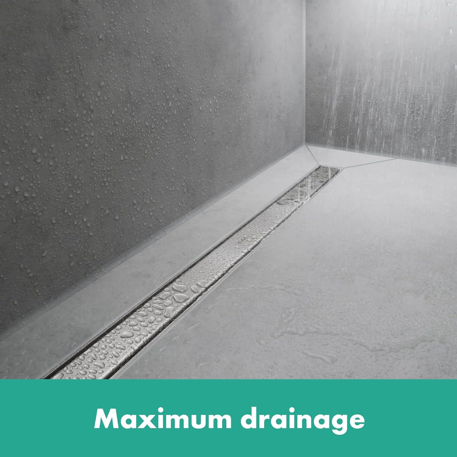 Rain Match Trim Classic 47 1/4" Linear Grid Shower Drain