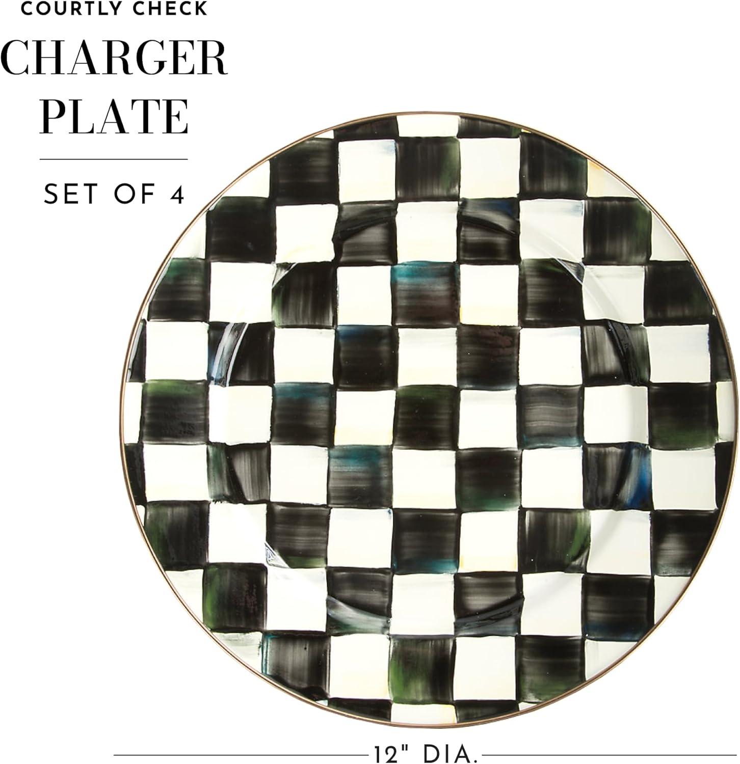 MacKenzie-Childs Enamel Chargers (Set of 4)