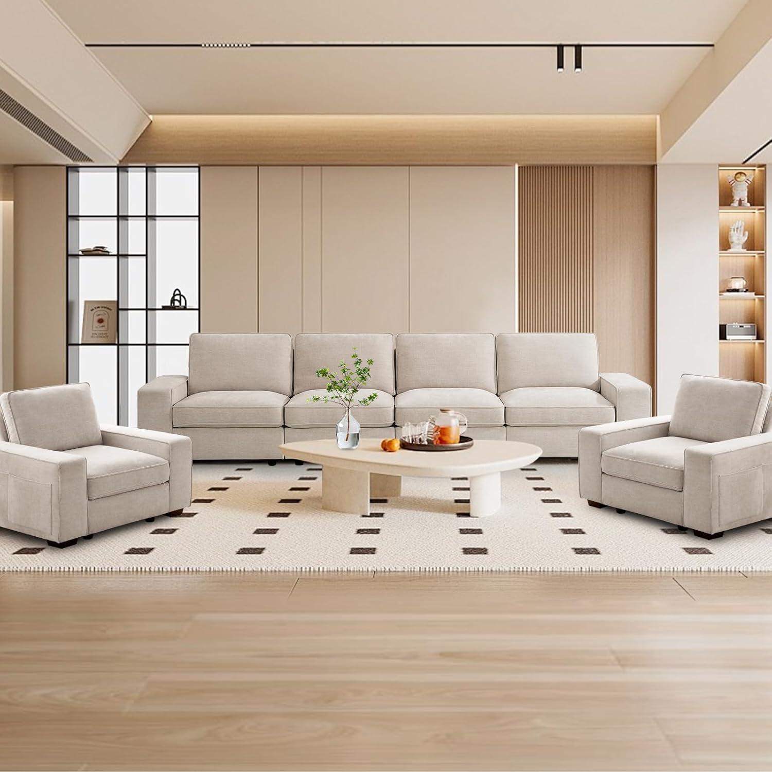 Latitude Run® Upholstered Sofa with Removable Covers & Seat Storage