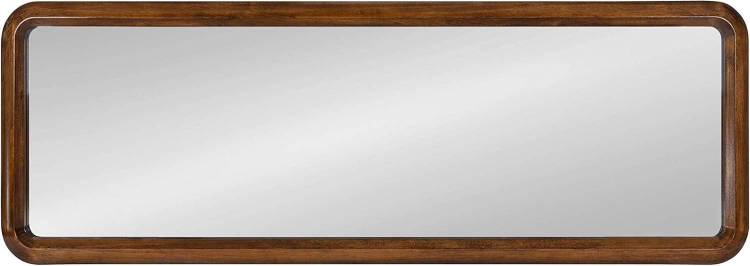 Pao Full Length Wall Mirror Walnut Brown - Kate & Laurel All Things Decor