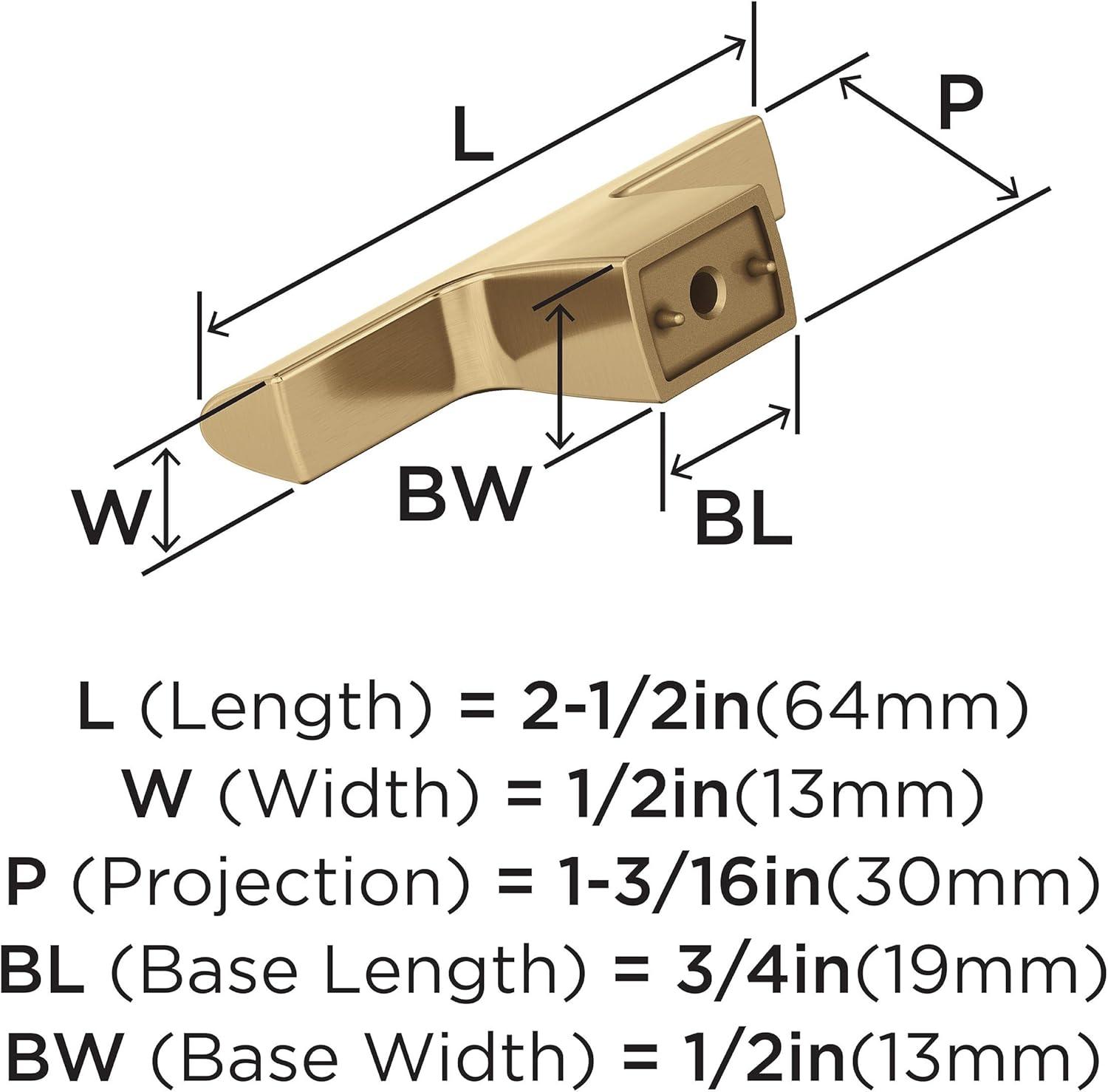 Riva 2 1/2" Length Bar Knob