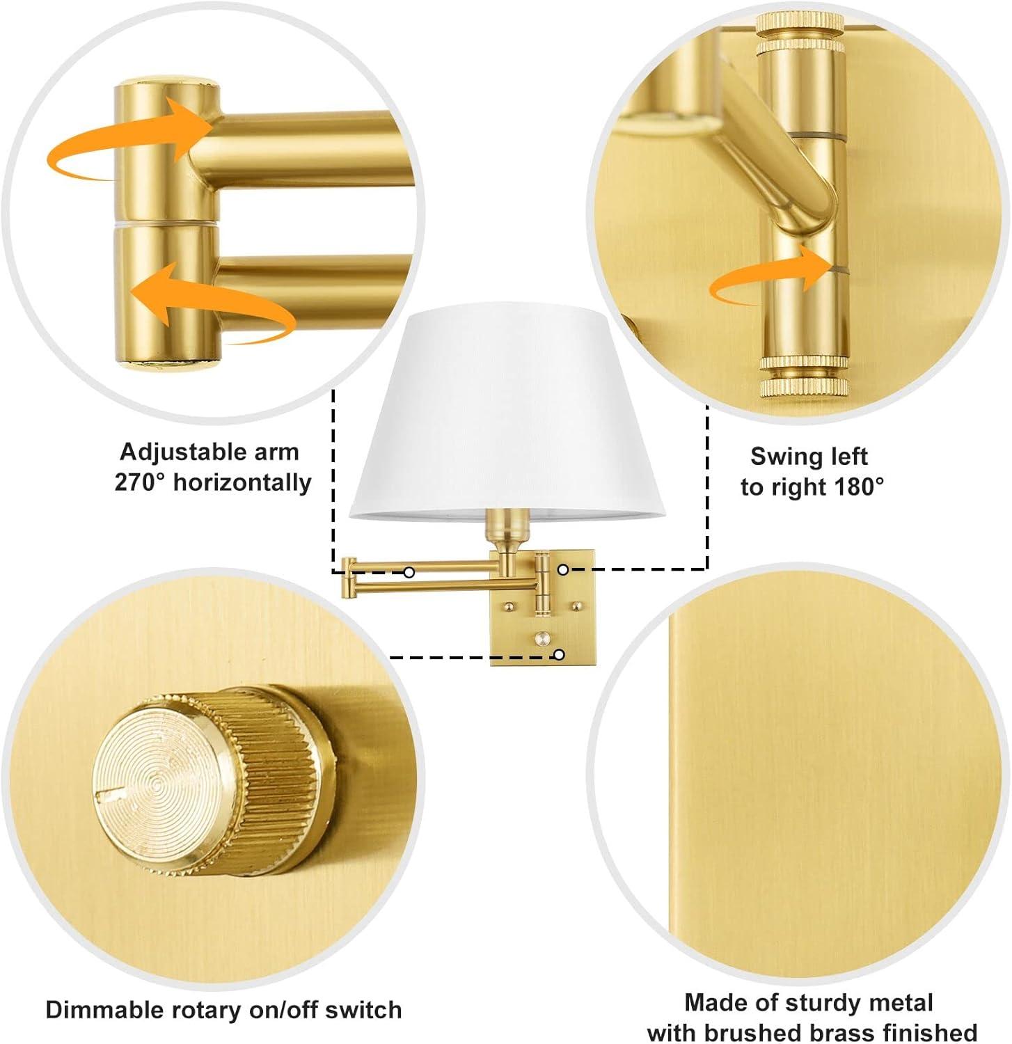 Alye LED Swing Arm Sconce