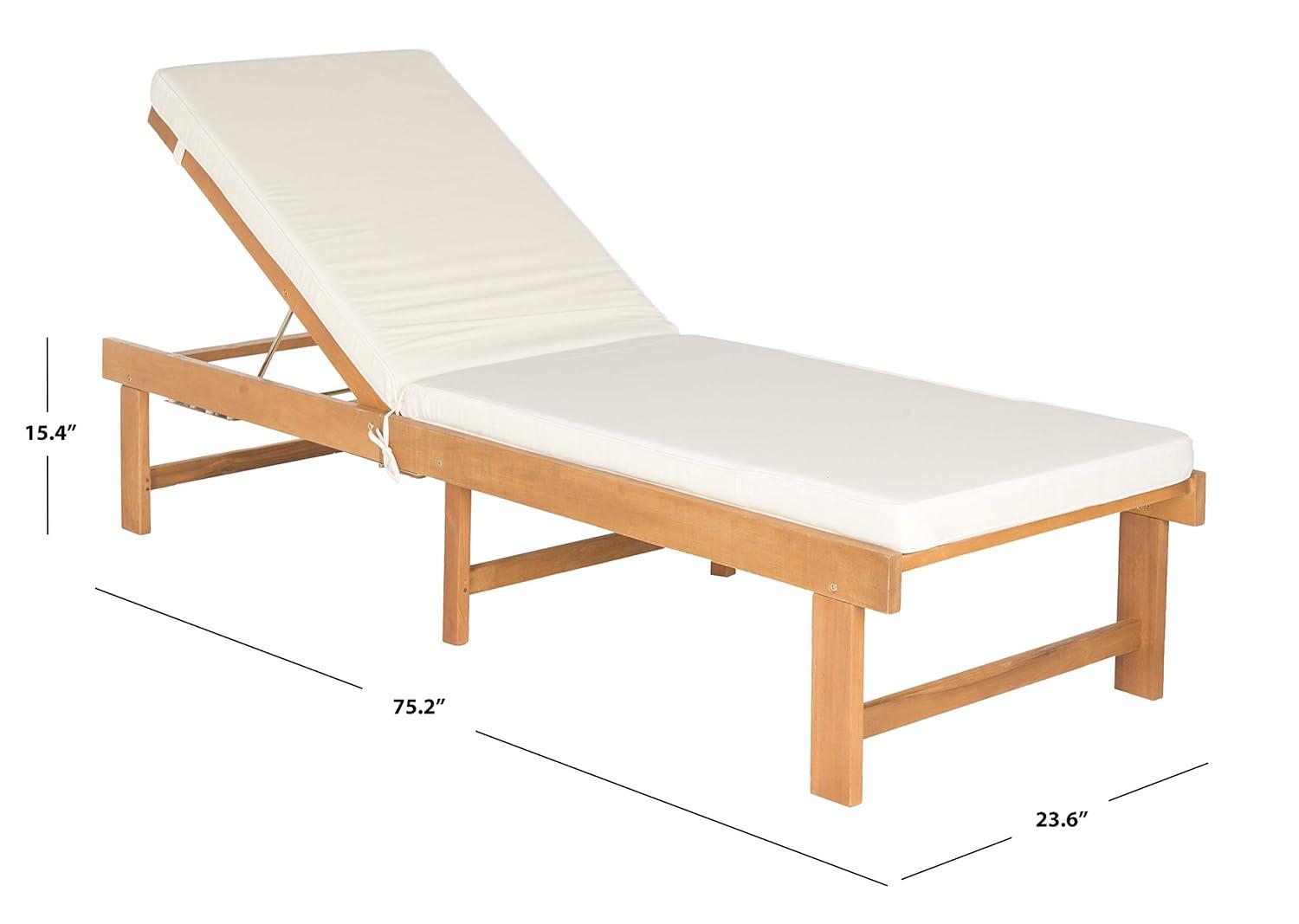 Inglewood Lounge Chair - Outdoor - PAT6723 - Natural/Beige -Safavieh