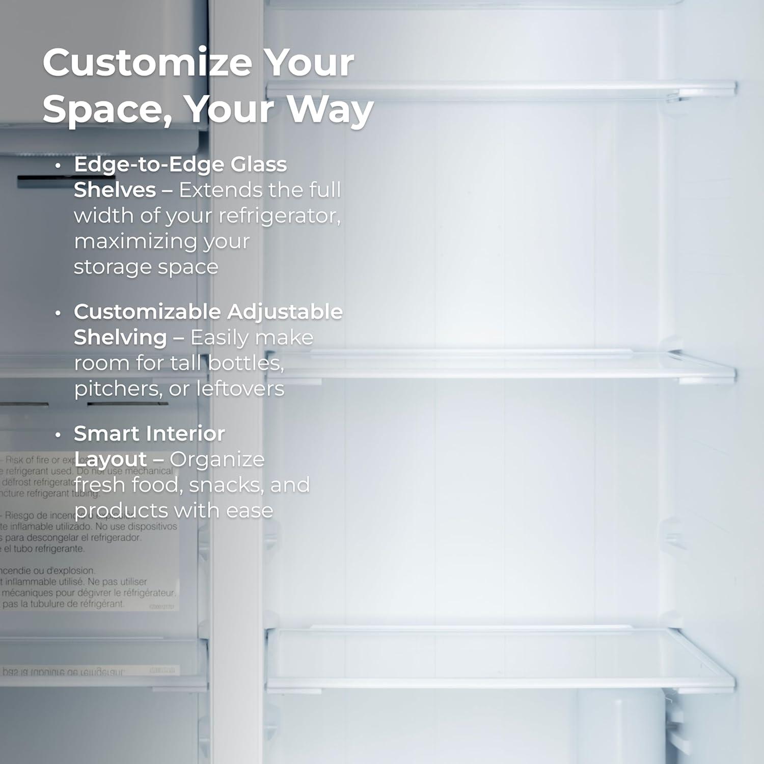 Kenmore 20 Cu. ft. 36-inch Depth Side-by-Side ENERGY STAR® Refrigerator/Freezer, Stainless Steel