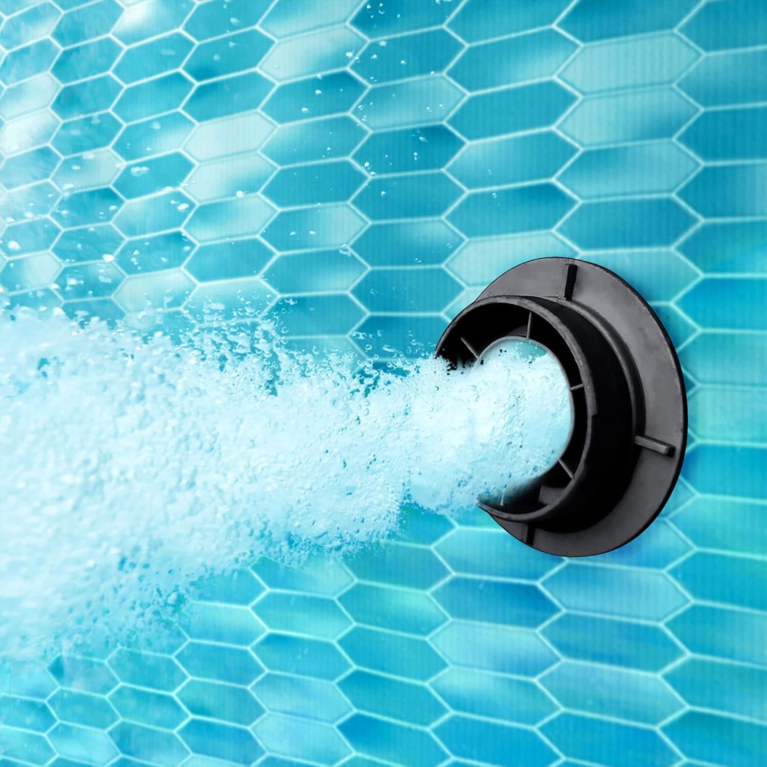 Funsicle 10' x 30" QuickSet Round Inflatable Ring Top Outdoor Above Ground Swimming Pool Set with Pump and Cartridge Filter, Dark Herringbone