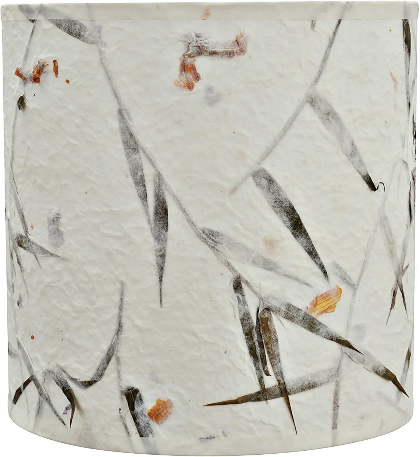 Aspen Creative 31223 Transitional Drum (Cylinder) Shaped Spider Construction Lamp Shade in Off White, 8" wide (8" x 8" x 8")