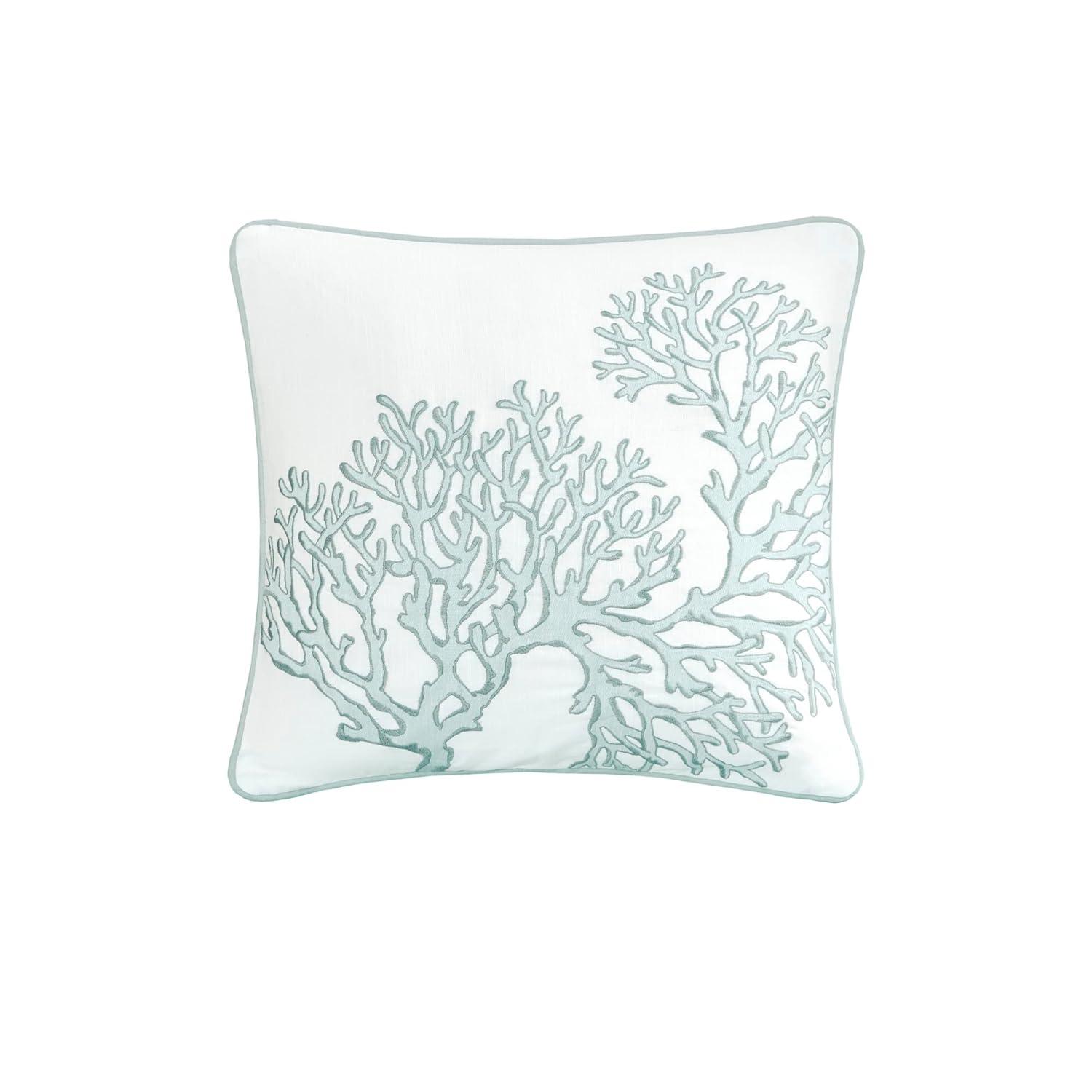 Harbor House Seaside 4 Piece Cotton Reversible Embroidered Quilt Set