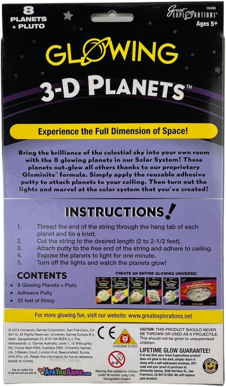 great explorations 3-d planets (box)