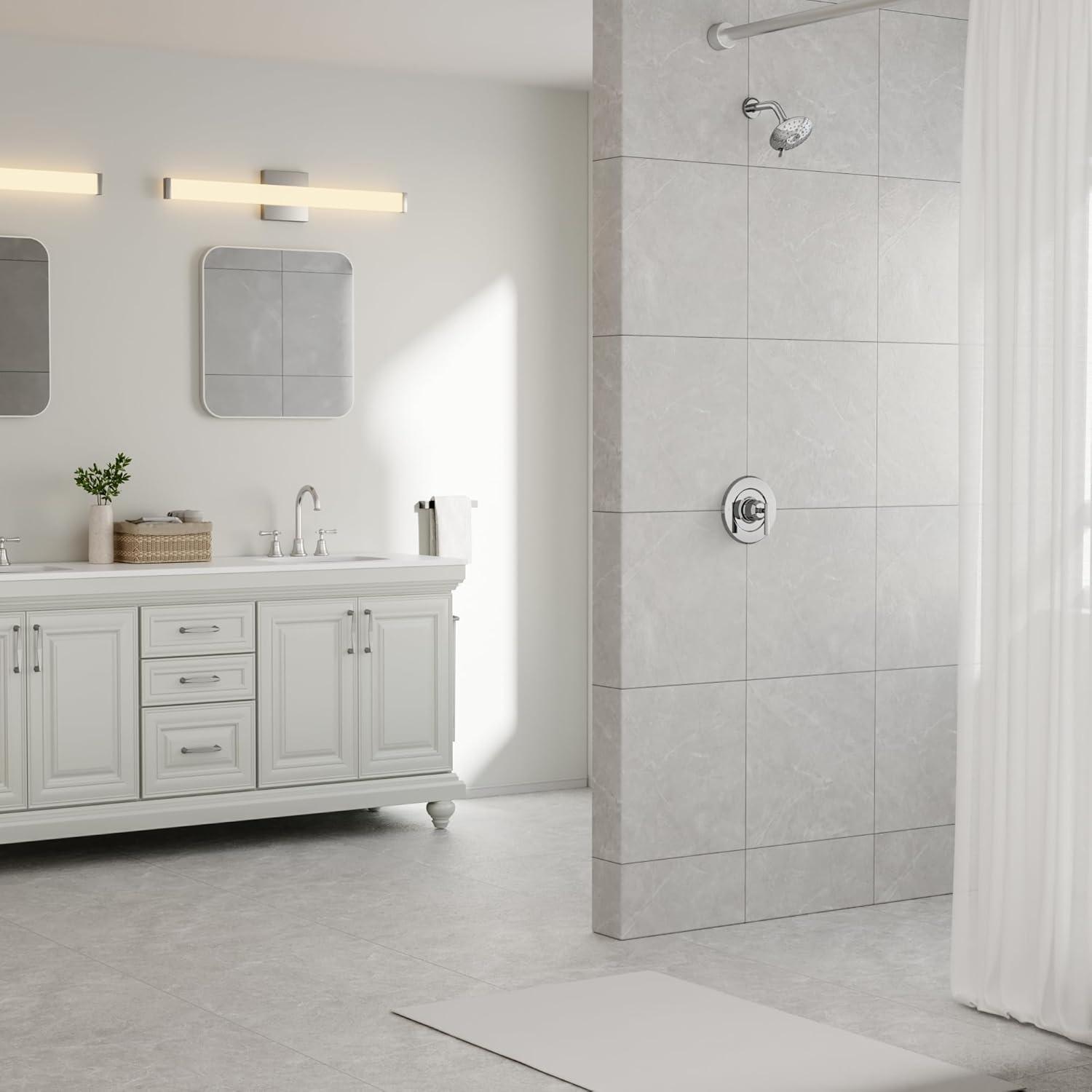 Gibson Pressure Balance Shower Faucet Trim with Lever Handle