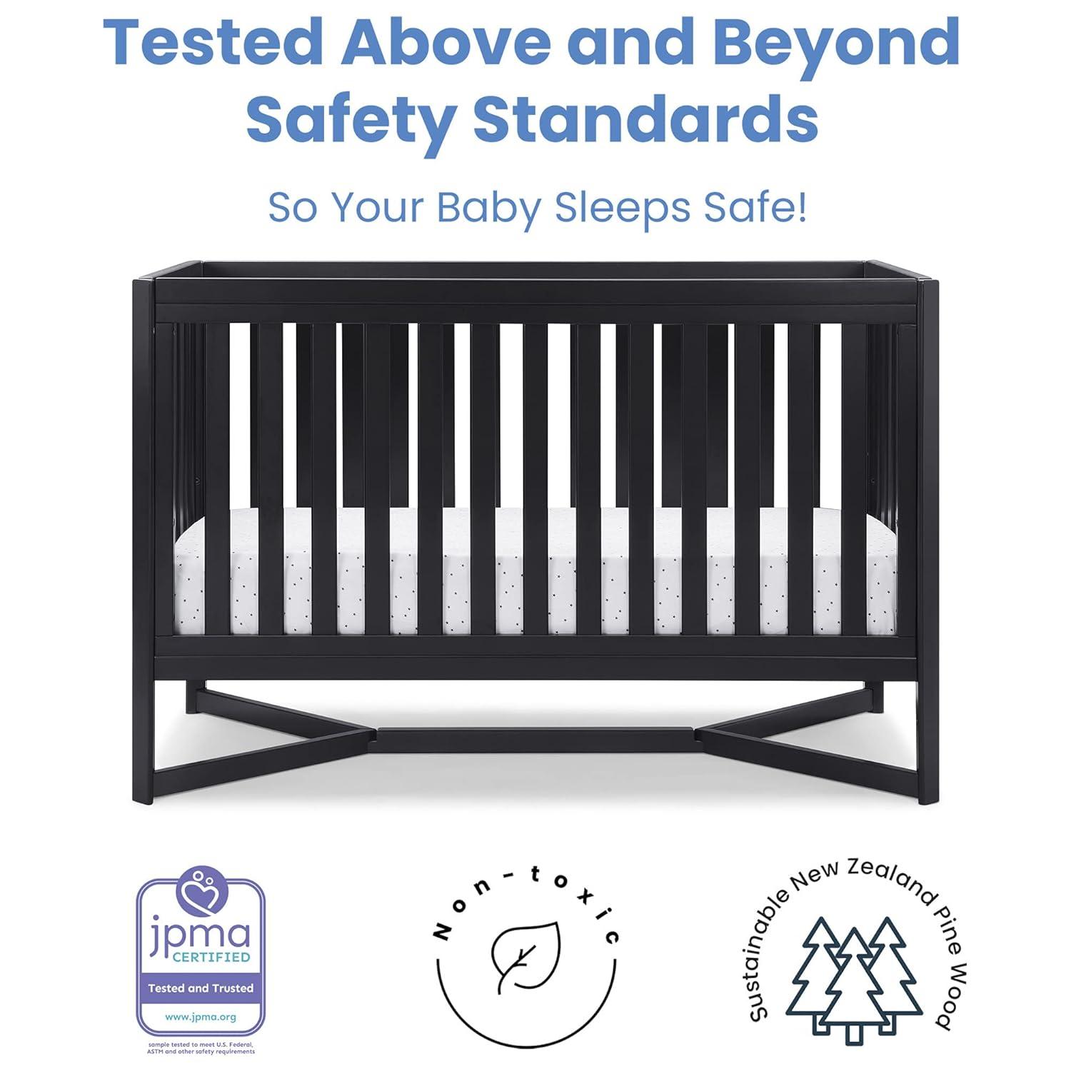 Delta Children Tribeca 4-in-1 Baby Convertible Crib