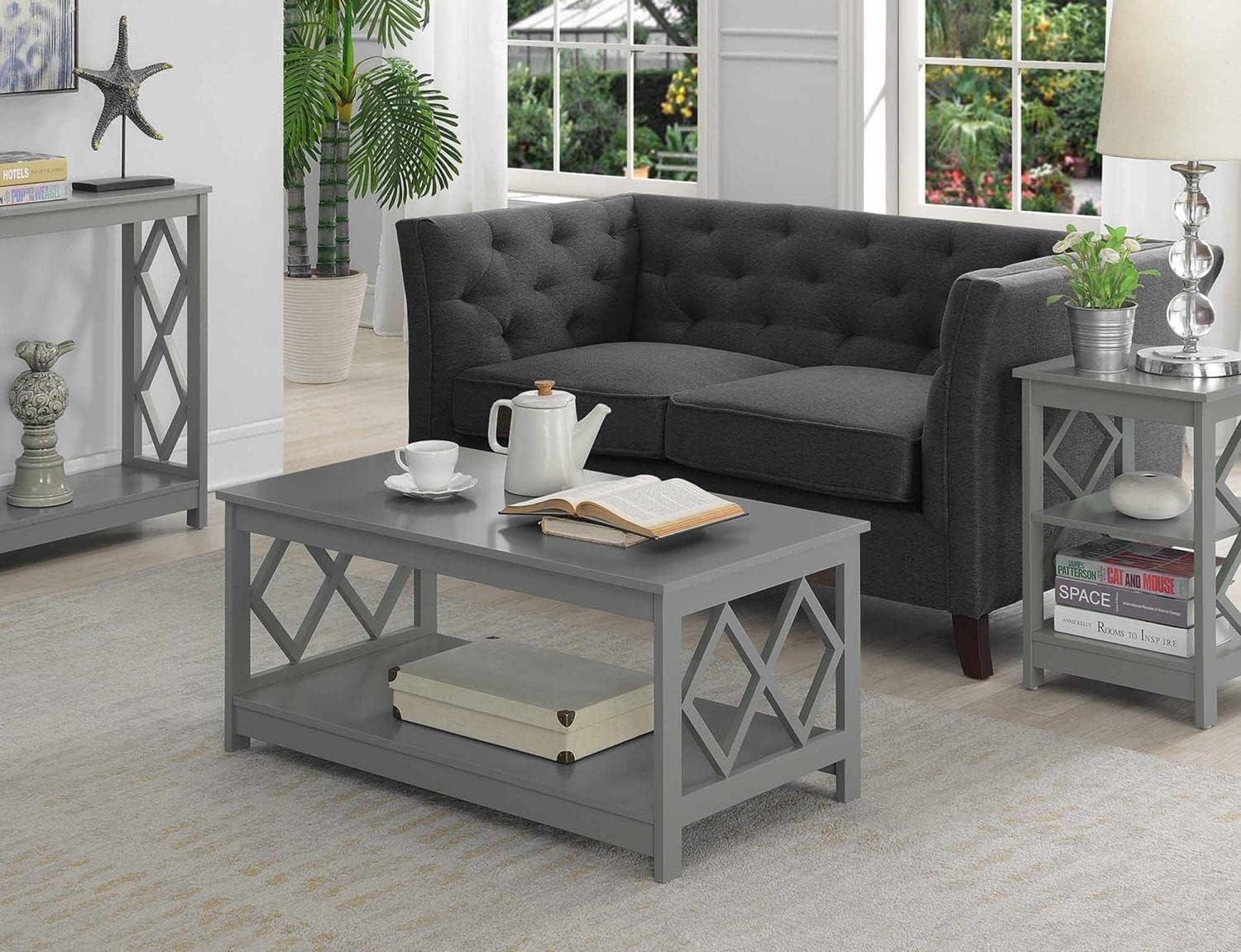 Diamond Coffee Table, Gray