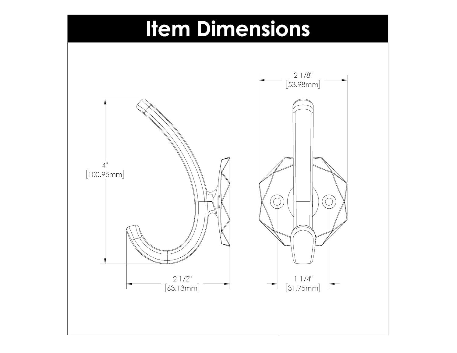 Karat Zinc Wall Hook