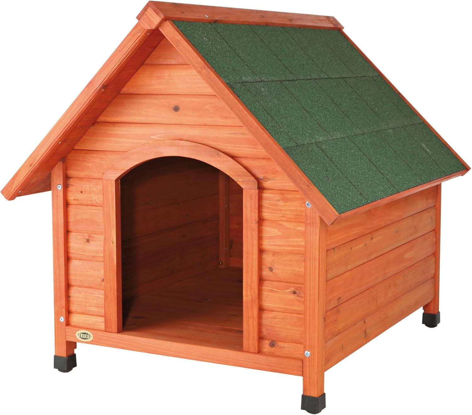 Small Weatherproof Wooden Dog House with Raised Floor