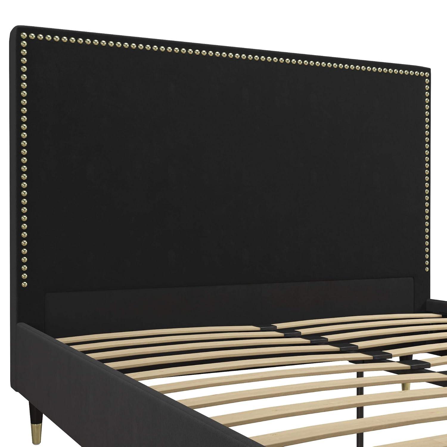 Audrey Upholstered Low Profile Platform Bed