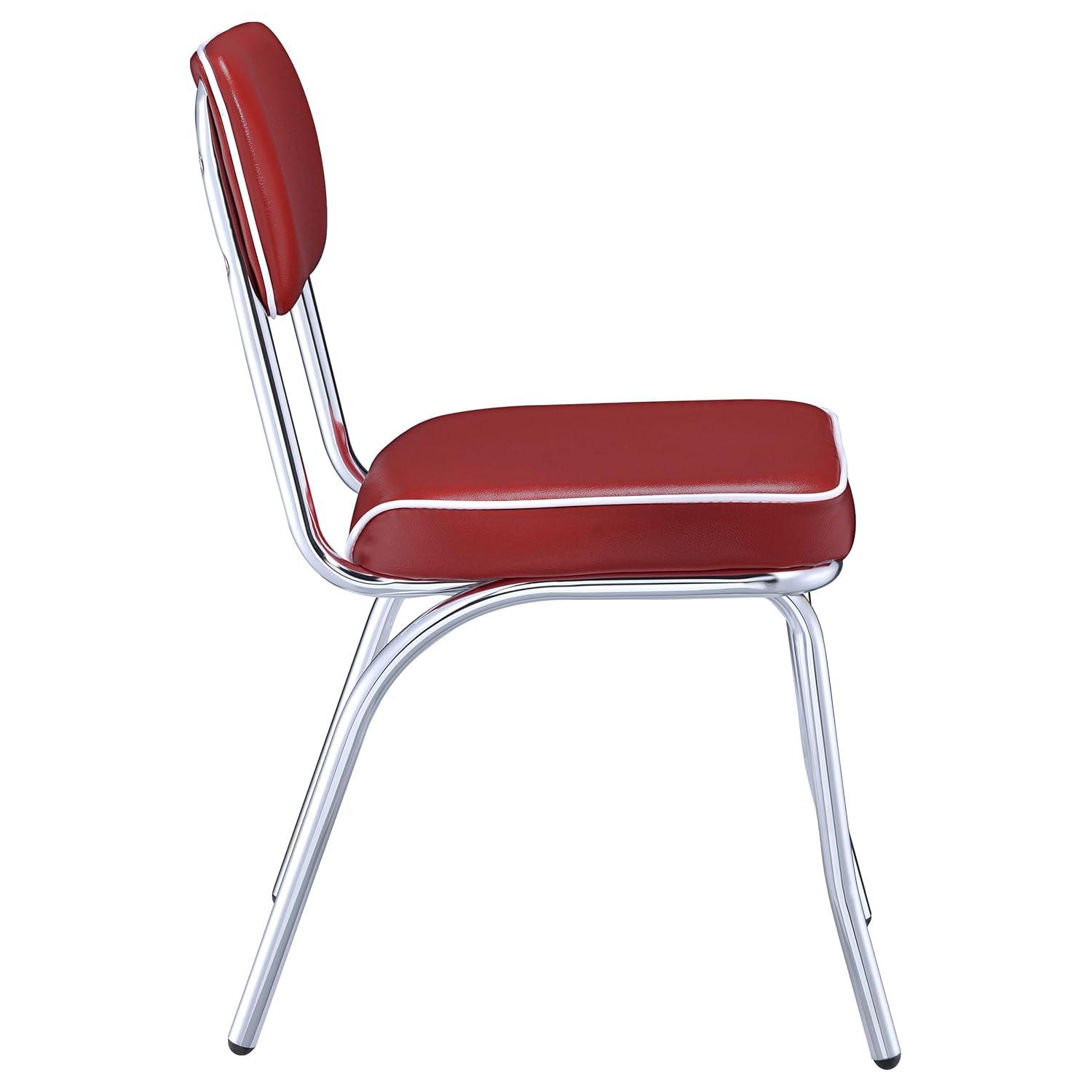 Newline Retro Upholstered Dining Side Chair (Set Of 2)