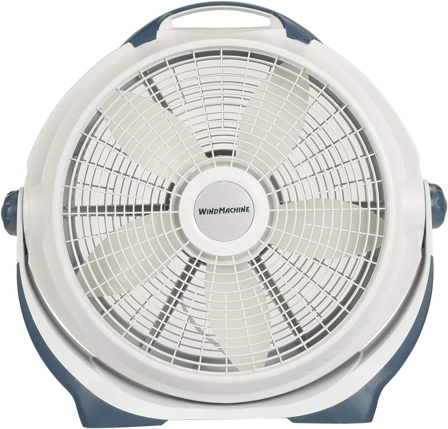 Lasko 20" White and Gray Remote Controlled Tilt Fan