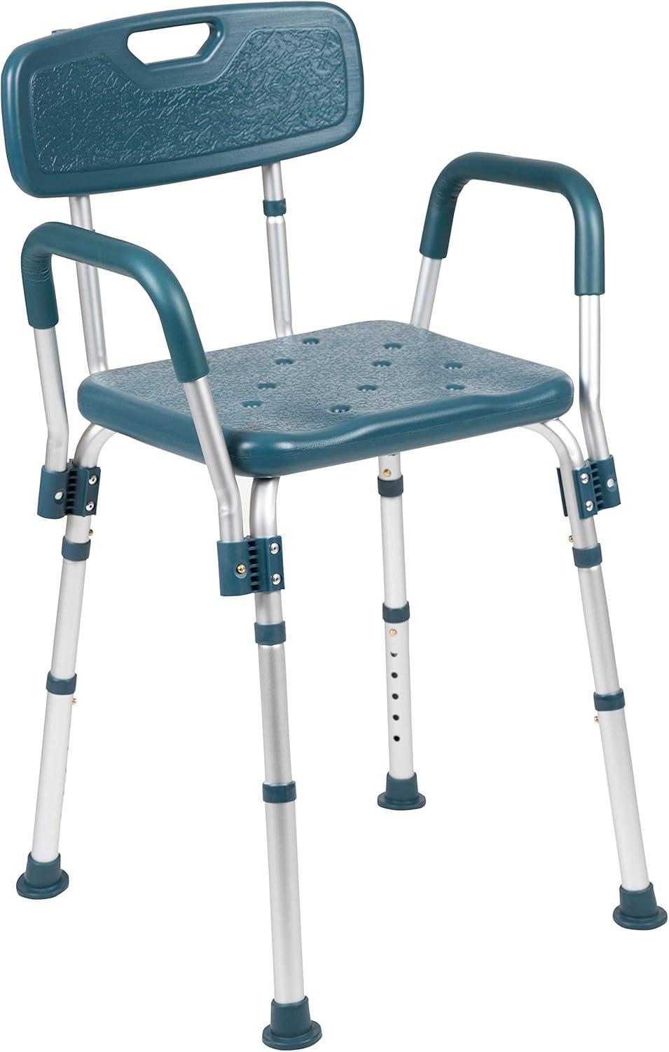 Jane 300 Lb. Capacity Quick Release Back & Arm Shower Chair