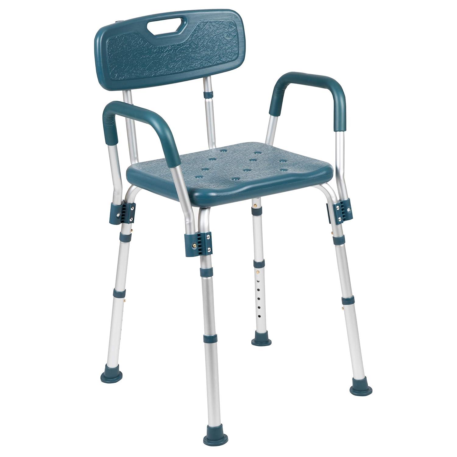 Jane 300 Lb. Capacity Quick Release Back & Arm Shower Chair